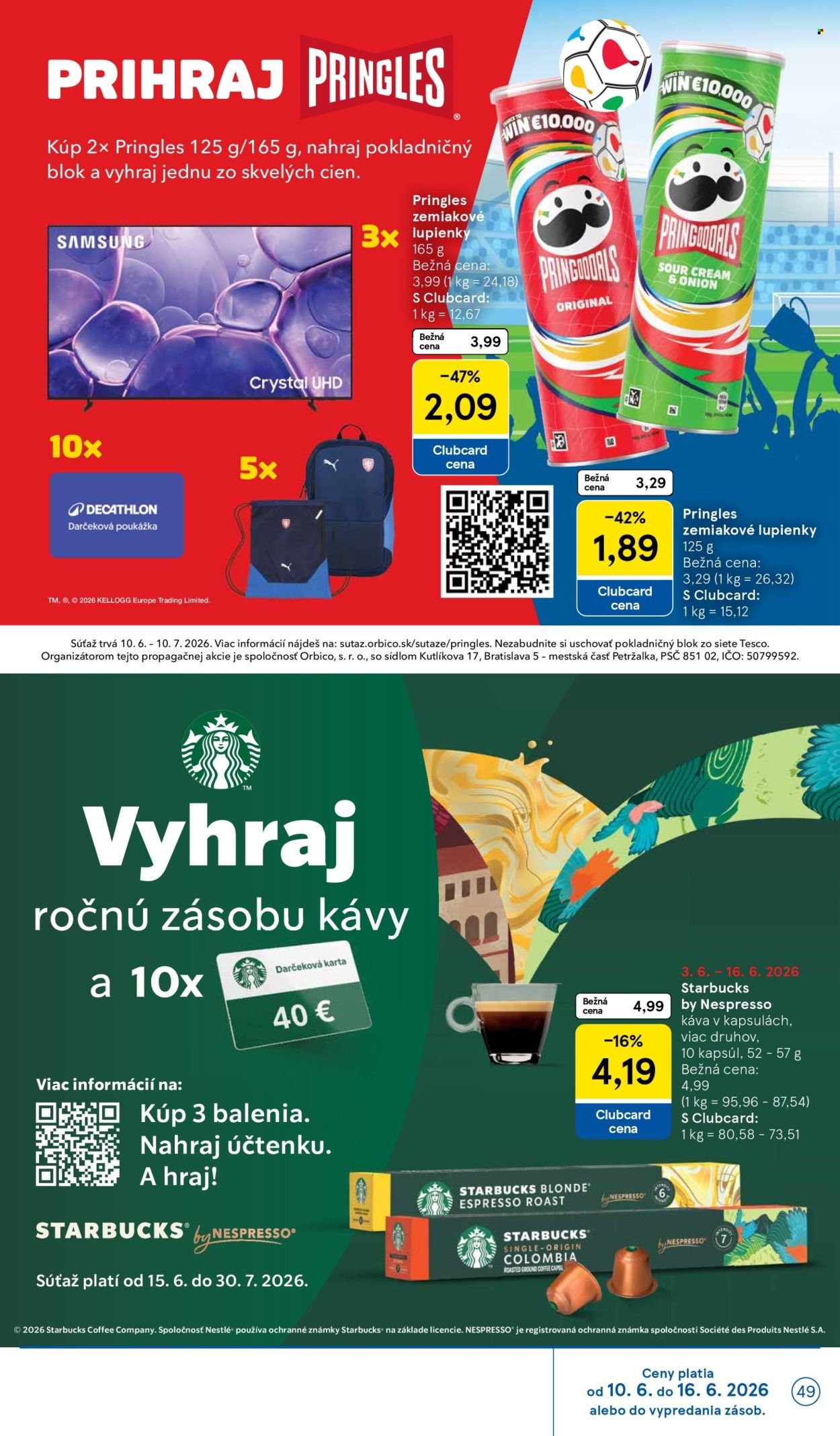 TESCO leták - Od stredy 10.6.2026