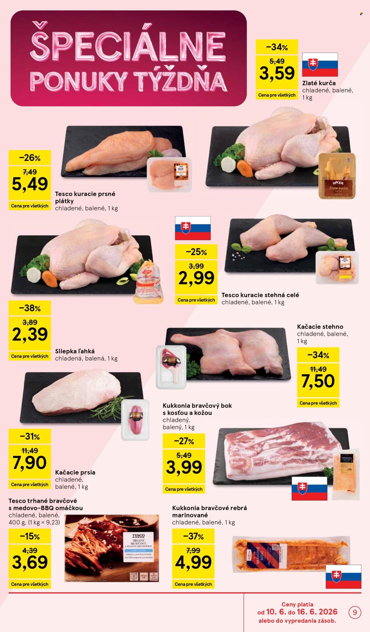 TESCO leták - Od stredy 10.6.2026