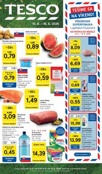 TESCO leták - Od stredy 10.6.2026