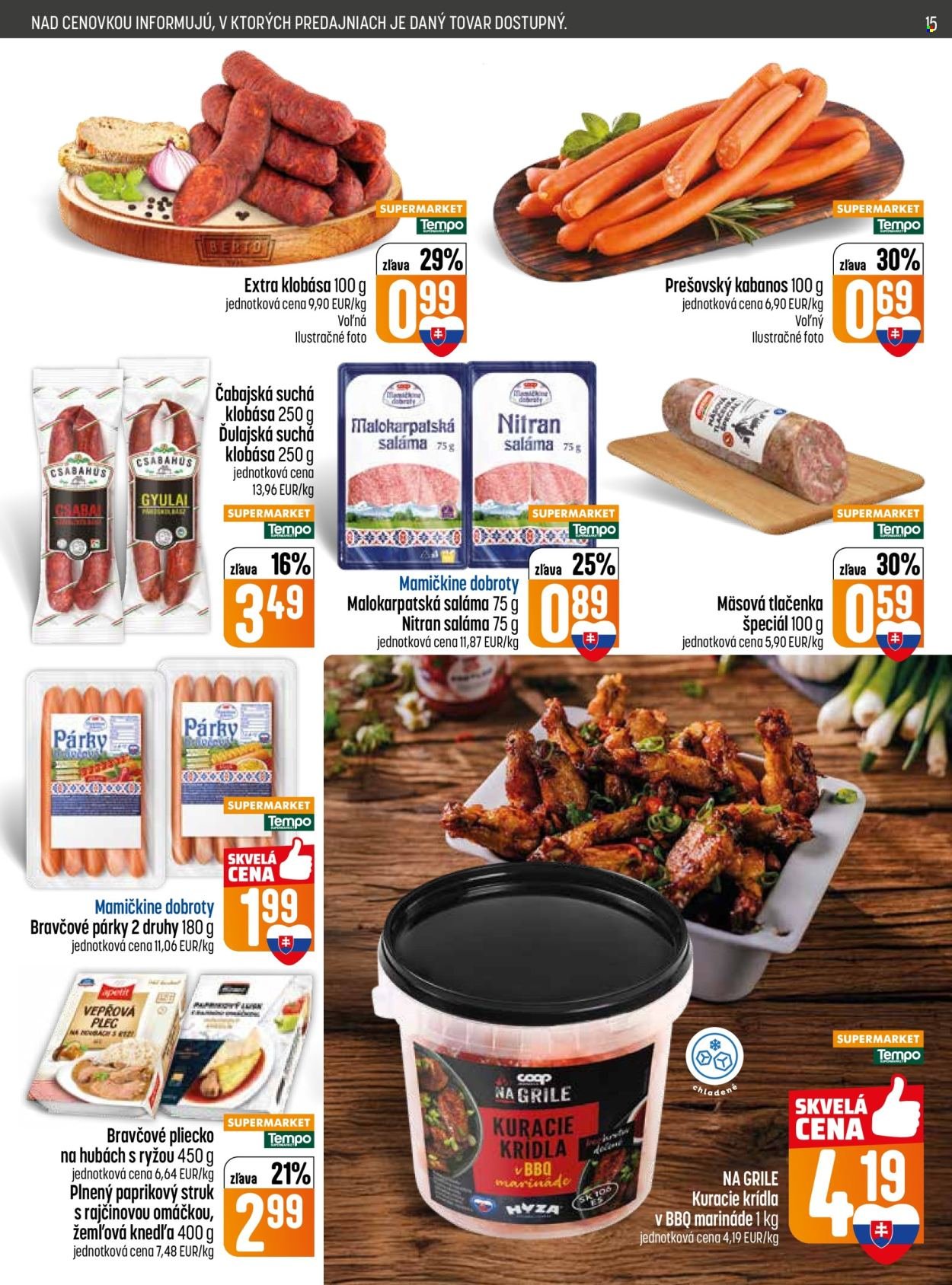 COOP JEDNOTA leták - Od štvrtka 16.4.2026 (2026-04-16 - 2026-04-22) | 15