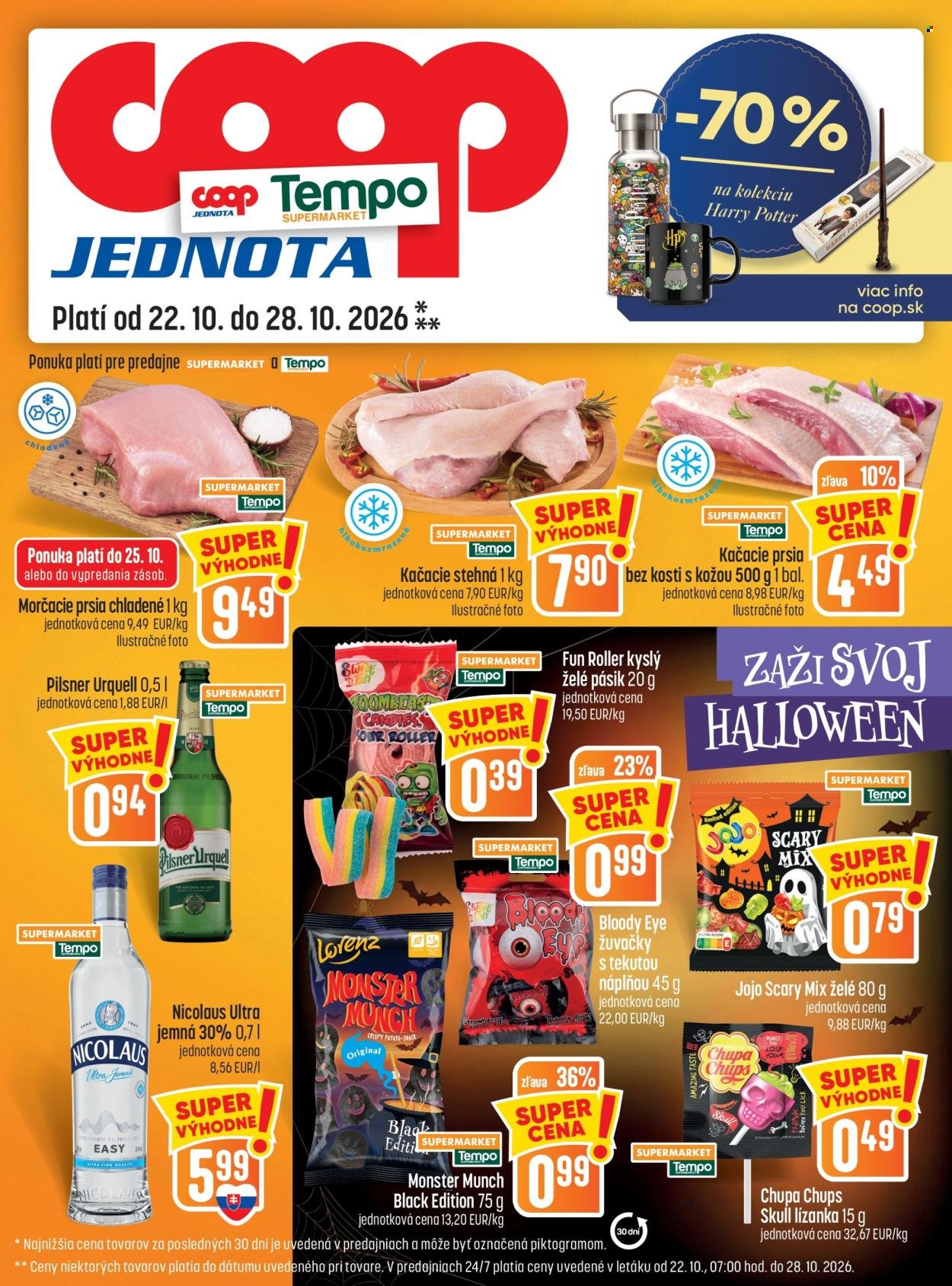 COOP JEDNOTA leták - Od štvrtka 22.10.2026