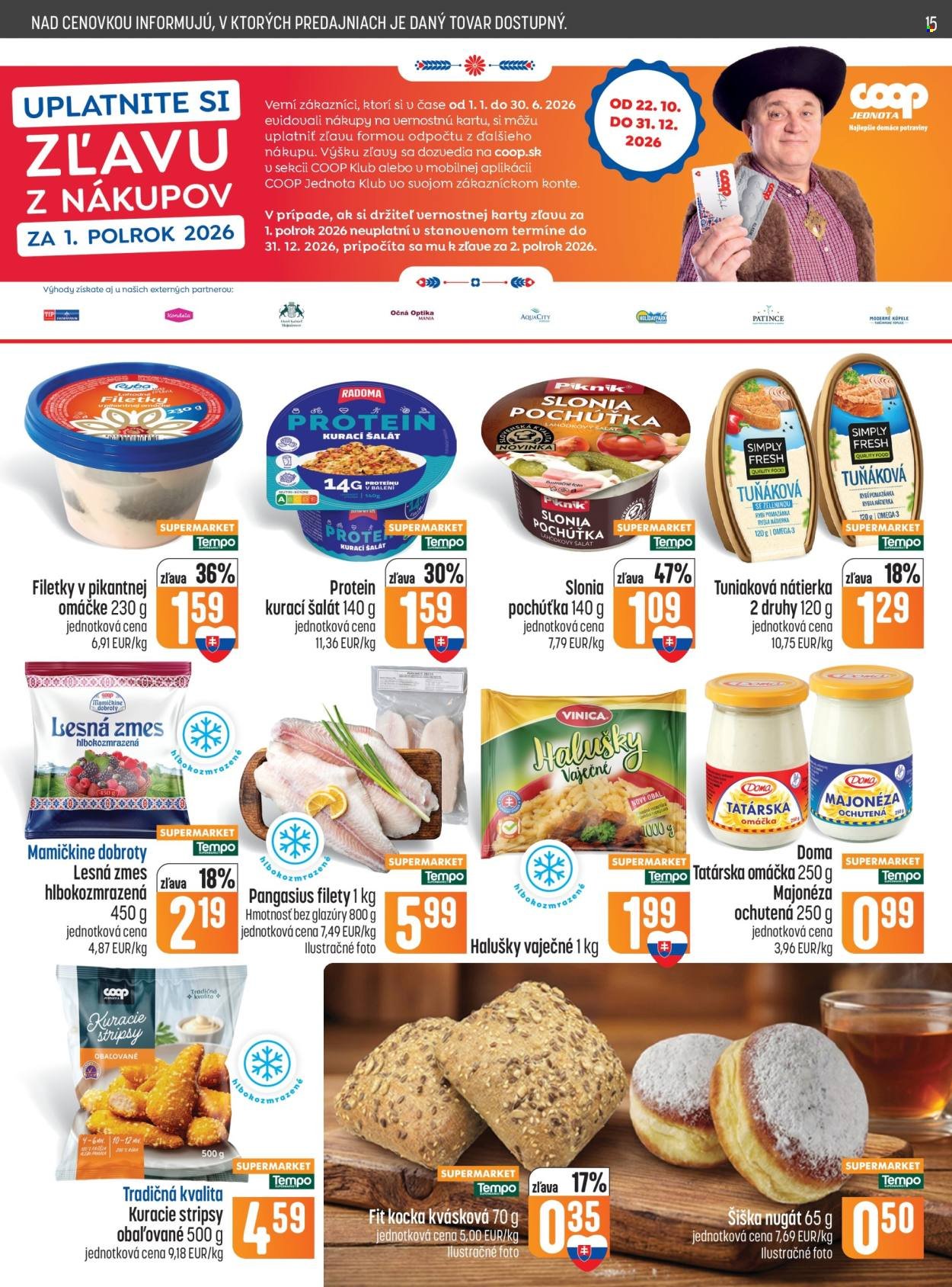 COOP JEDNOTA leták - Od štvrtka 22.10.2026