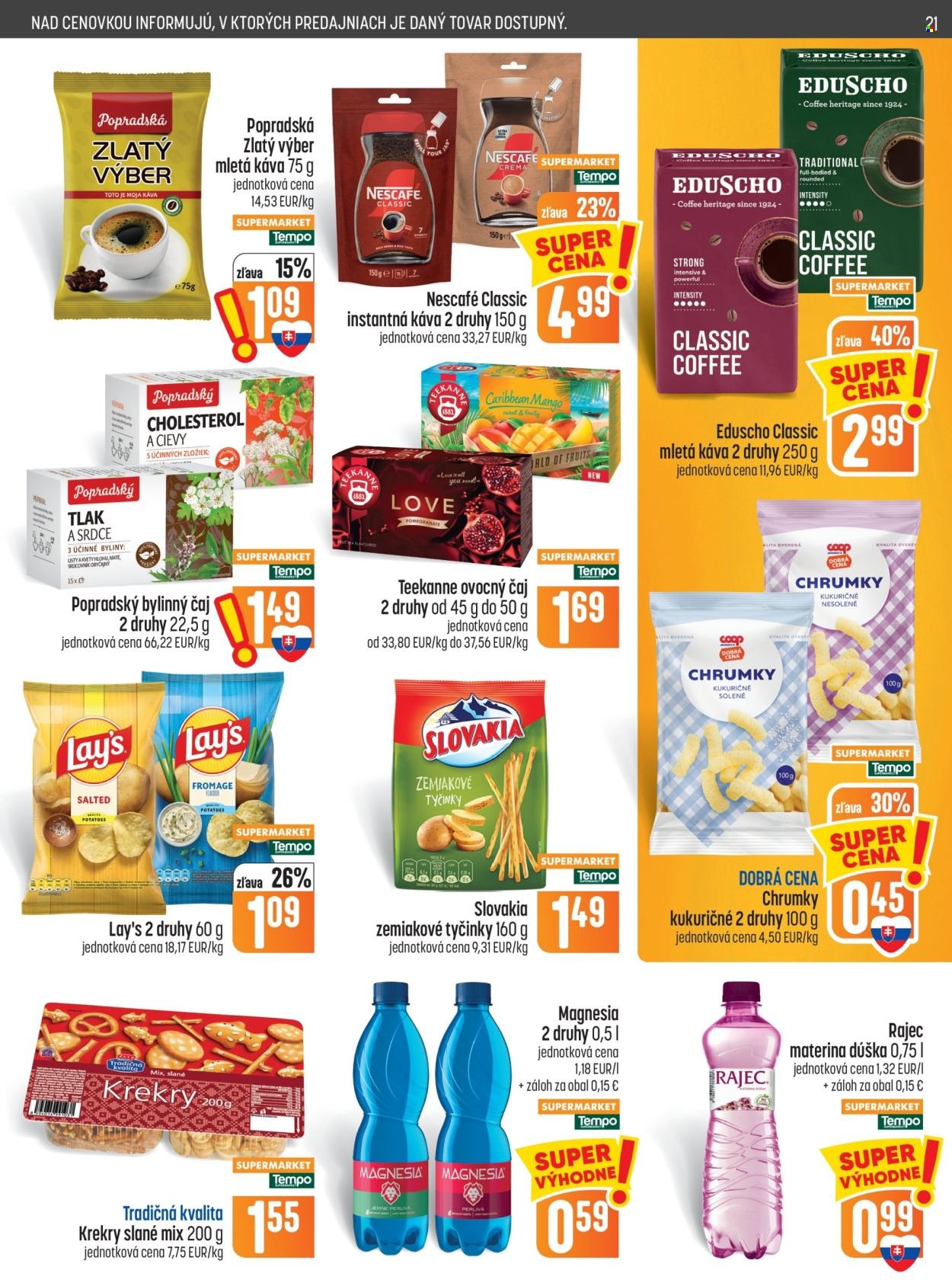 COOP JEDNOTA leták - Od štvrtka 22.10.2026