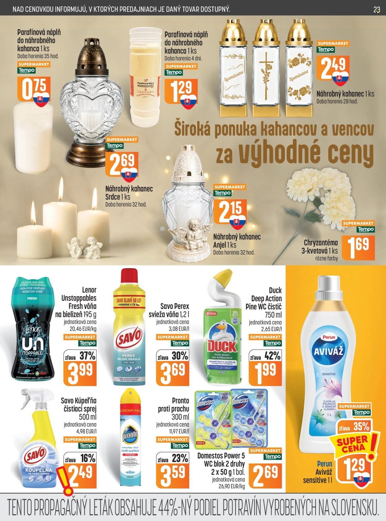 COOP JEDNOTA leták - Od štvrtka 22.10.2026