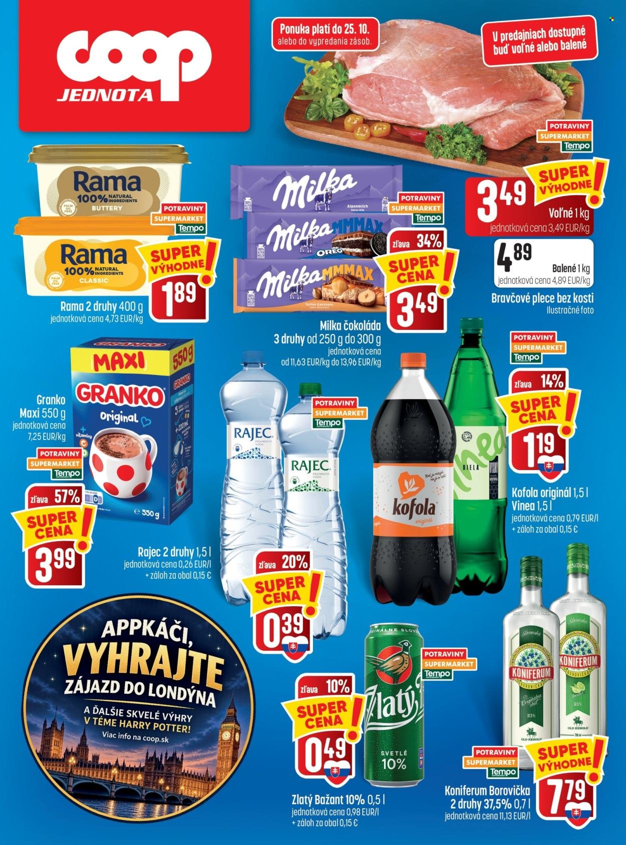 COOP JEDNOTA leták - Od štvrtka 22.10.2026