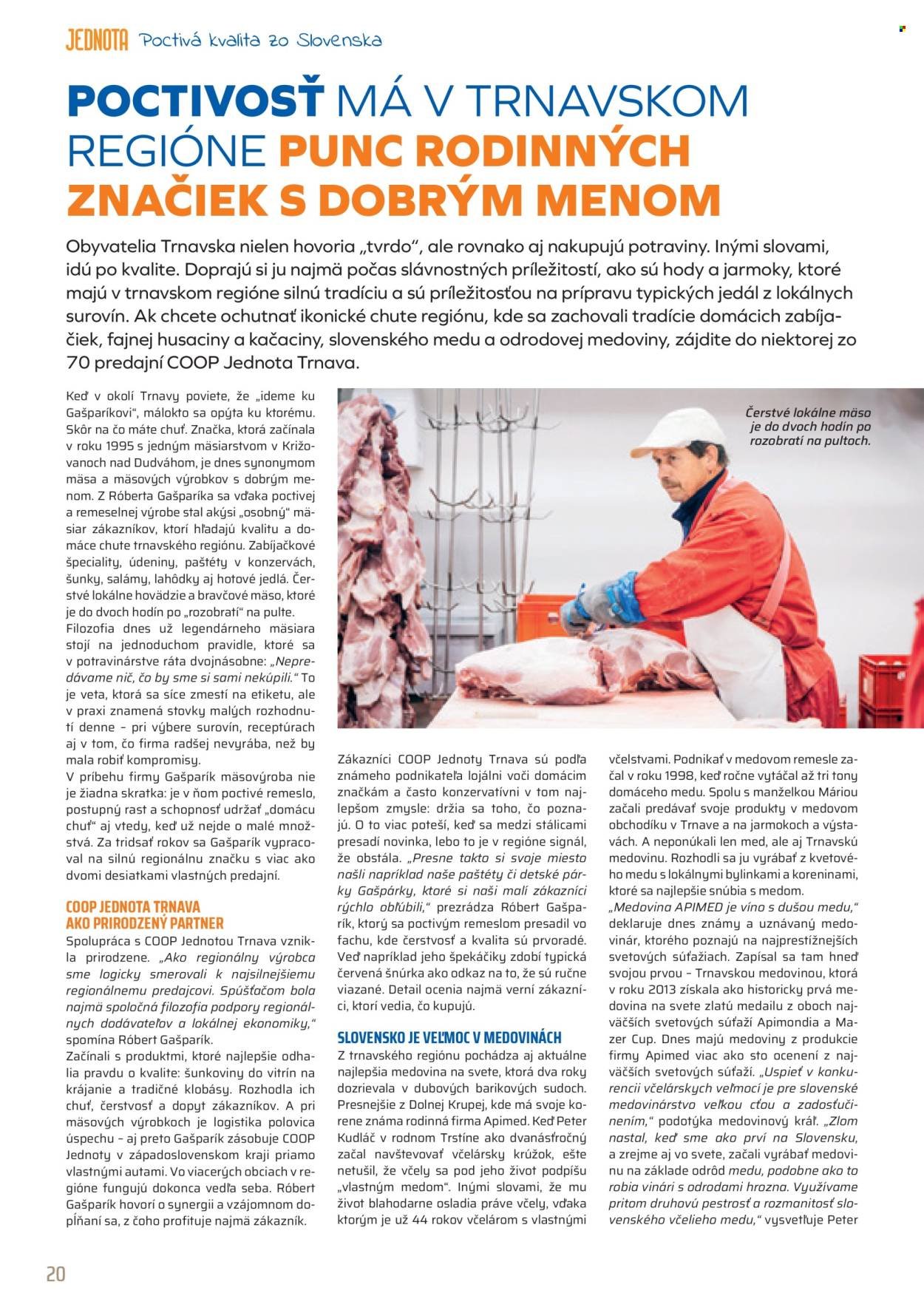 COOP JEDNOTA leták - Od nedele 1.3.2026 (2026-03-01 - 2026-03-31) | 20