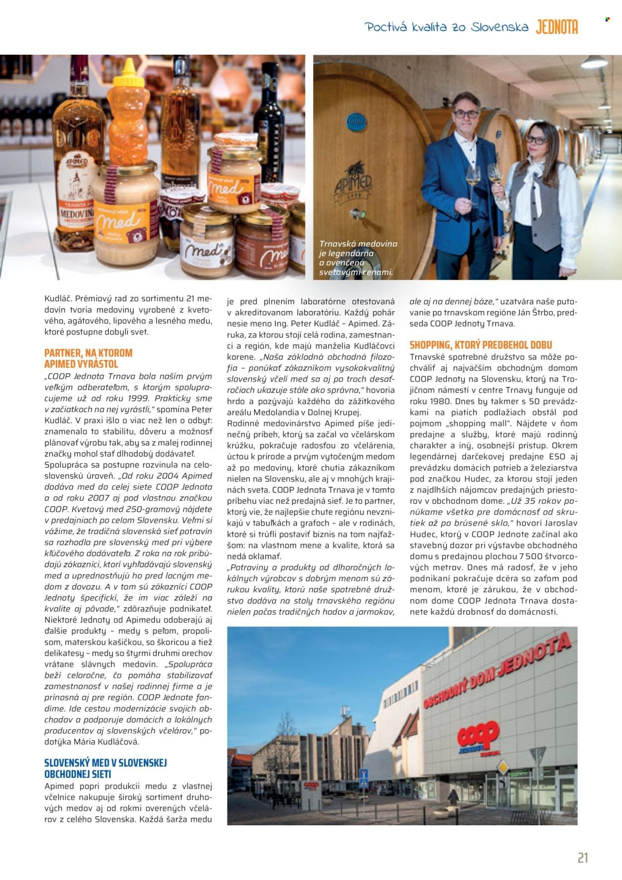 COOP JEDNOTA leták - Od nedele 1.3.2026 (2026-03-01 - 2026-03-31) | 21