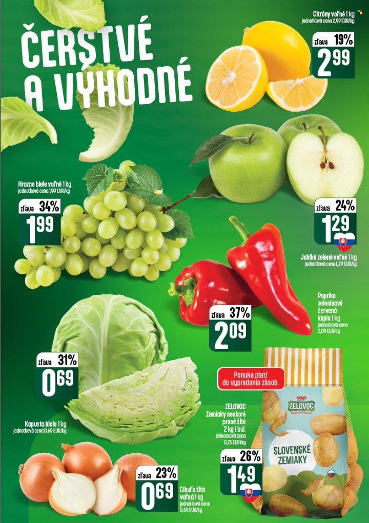 COOP JEDNOTA leták - Od štvrtka 17.9.2026