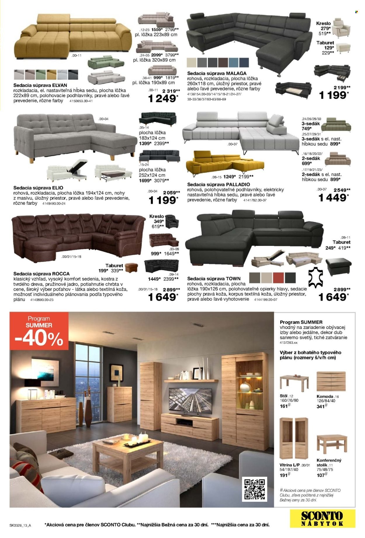 SCONTO NÁBYTOK leták - Od stredy 11.2.2026 (2026-02-11 - 2026-03-03) | 13