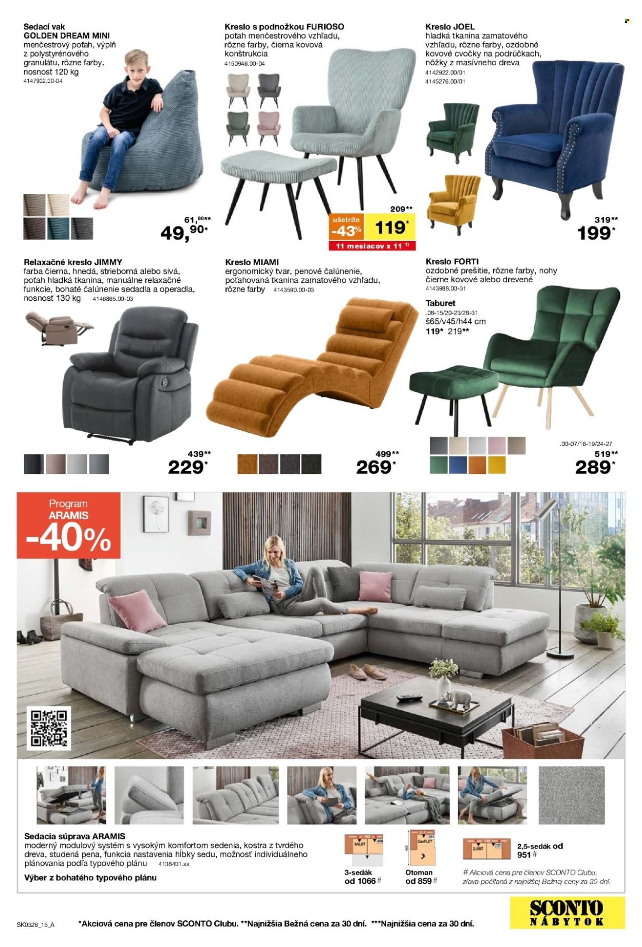 SCONTO NÁBYTOK leták - Od stredy 11.2.2026 (2026-02-11 - 2026-03-03) | 15