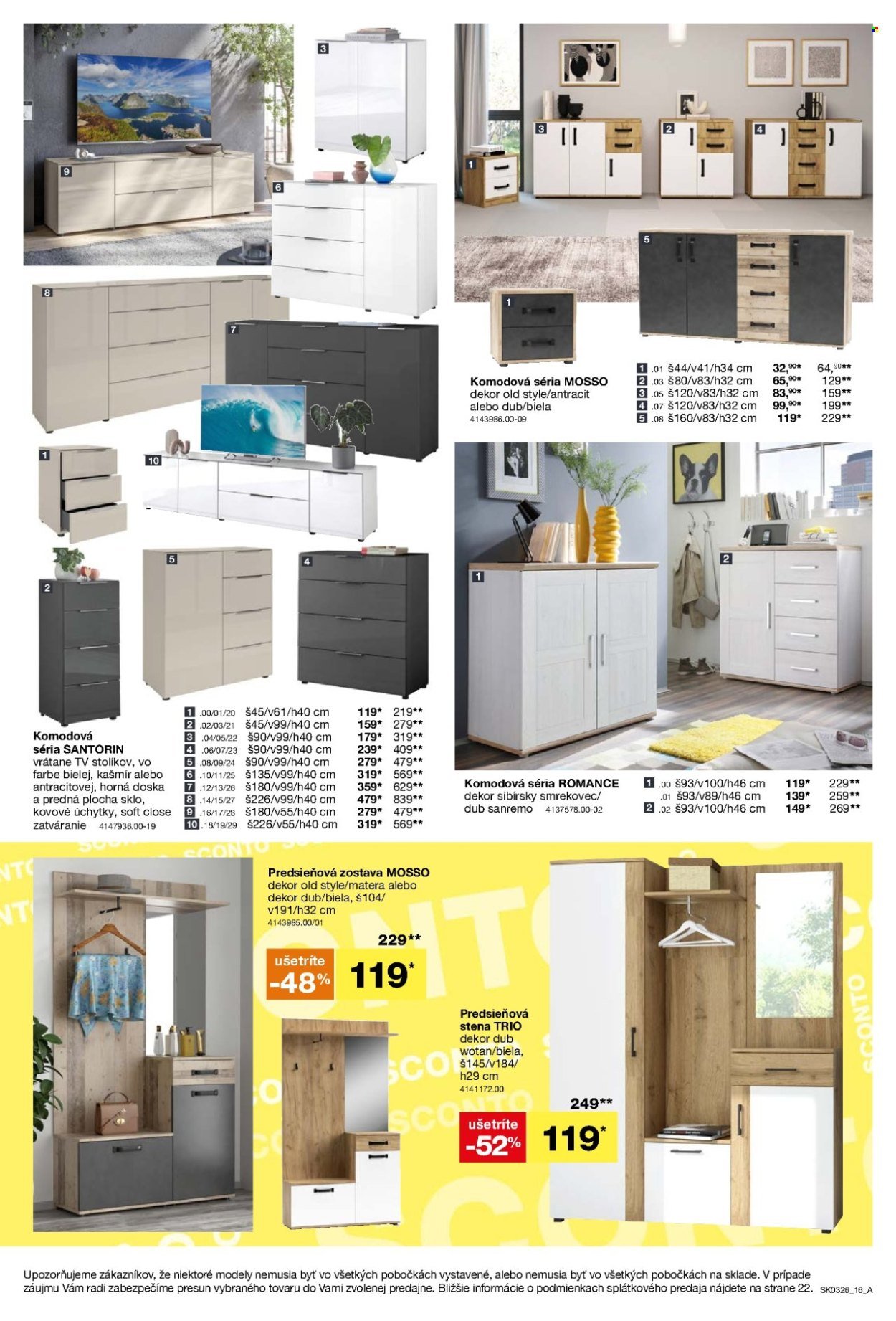 SCONTO NÁBYTOK leták - Od stredy 11.2.2026 (2026-02-11 - 2026-03-03) | 16