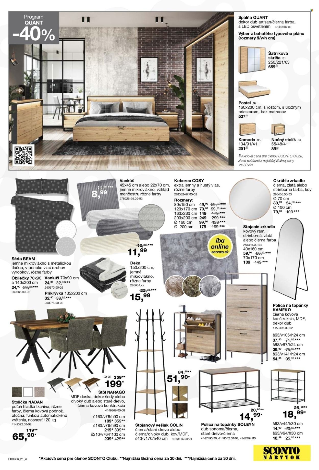 SCONTO NÁBYTOK leták - Od stredy 11.2.2026 (2026-02-11 - 2026-03-03) | 21
