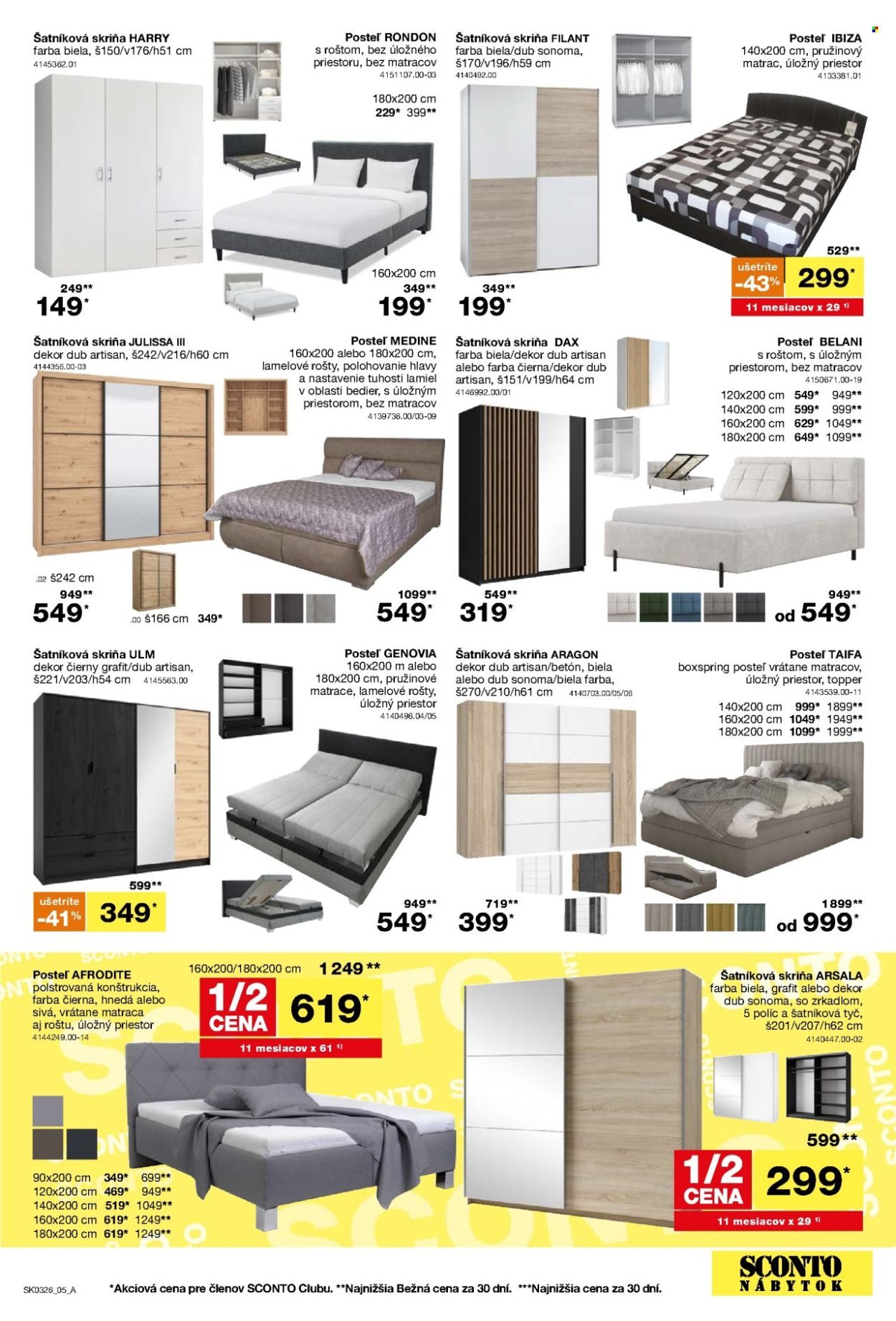 SCONTO NÁBYTOK leták - Od stredy 11.2.2026 (2026-02-11 - 2026-03-03) | 5