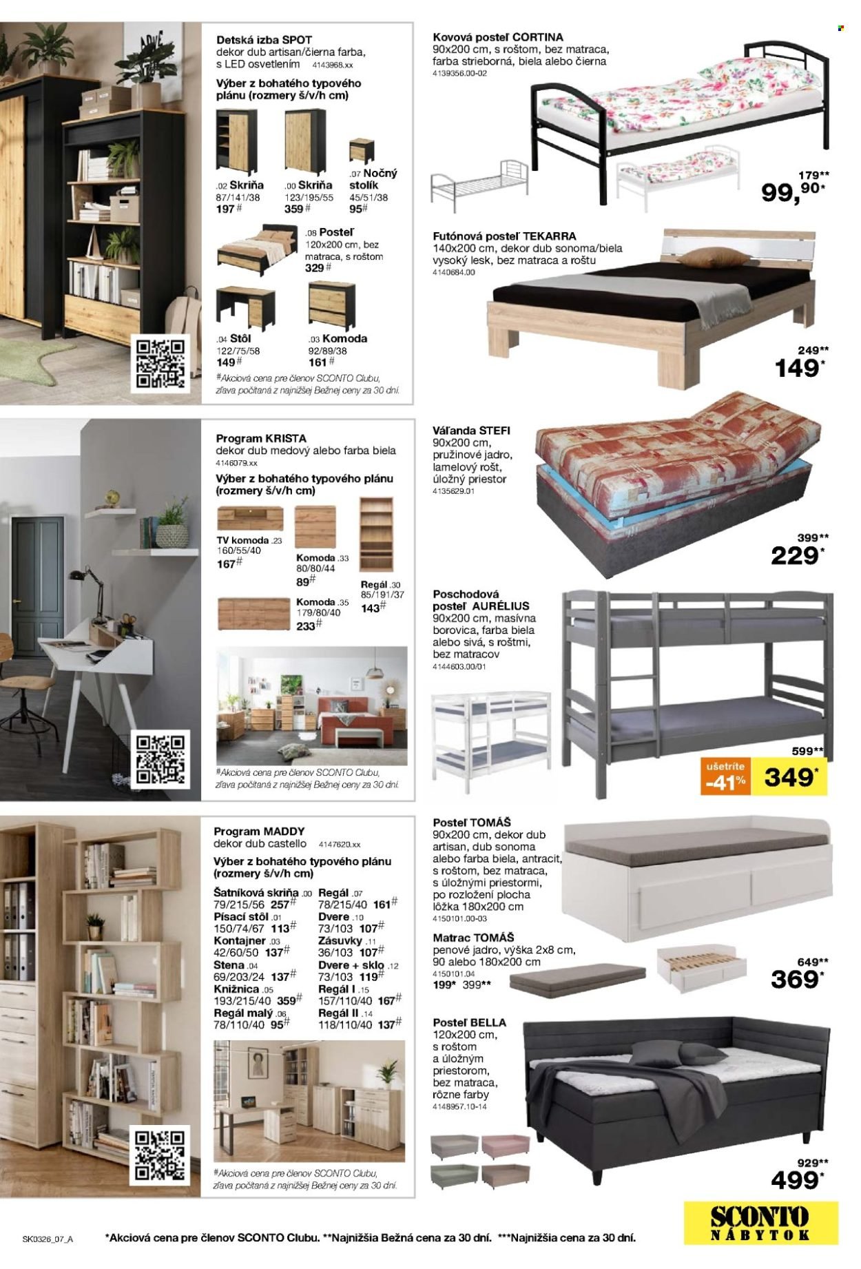 SCONTO NÁBYTOK leták - Od stredy 11.2.2026 (2026-02-11 - 2026-03-03) | 7