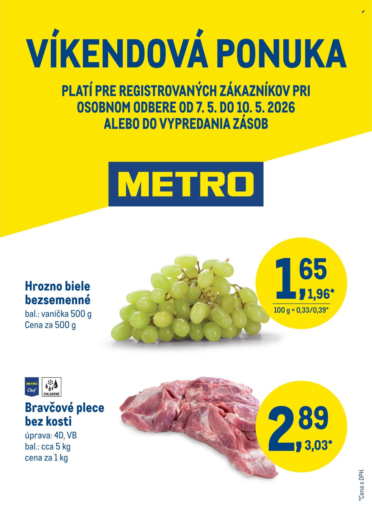 METRO leták - Víkendová ponuka (2026-05-07 - 2026-05-10) | 1