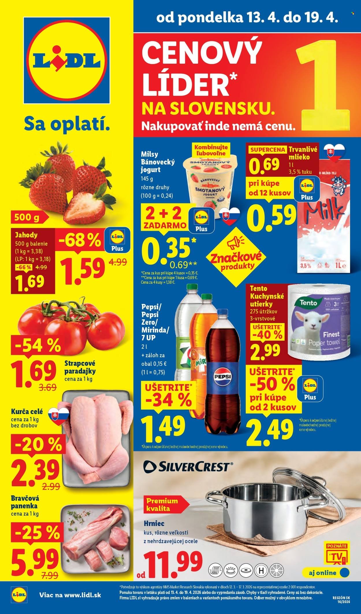 LIDL leták - Od pondelka 13.4.2026 (2026-04-13 - 2026-04-19) | 1