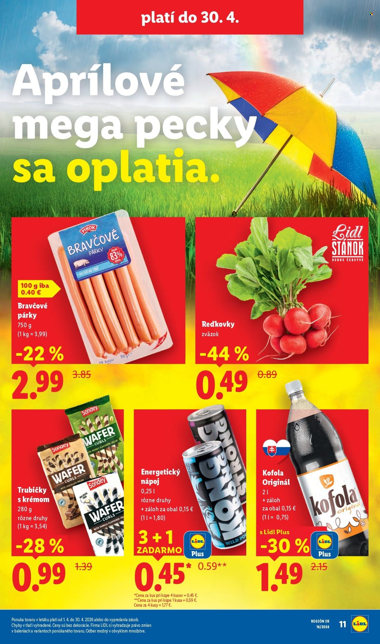 LIDL leták - Od pondelka 13.4.2026 (2026-04-13 - 2026-04-19) | 11