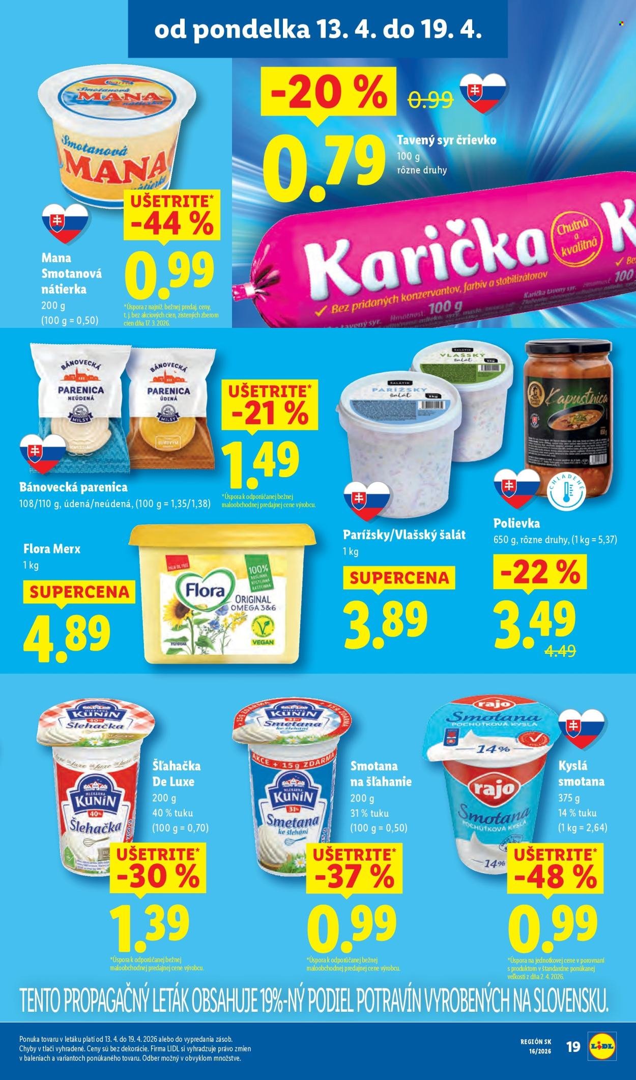 LIDL leták - Od pondelka 13.4.2026 (2026-04-13 - 2026-04-19) | 21
