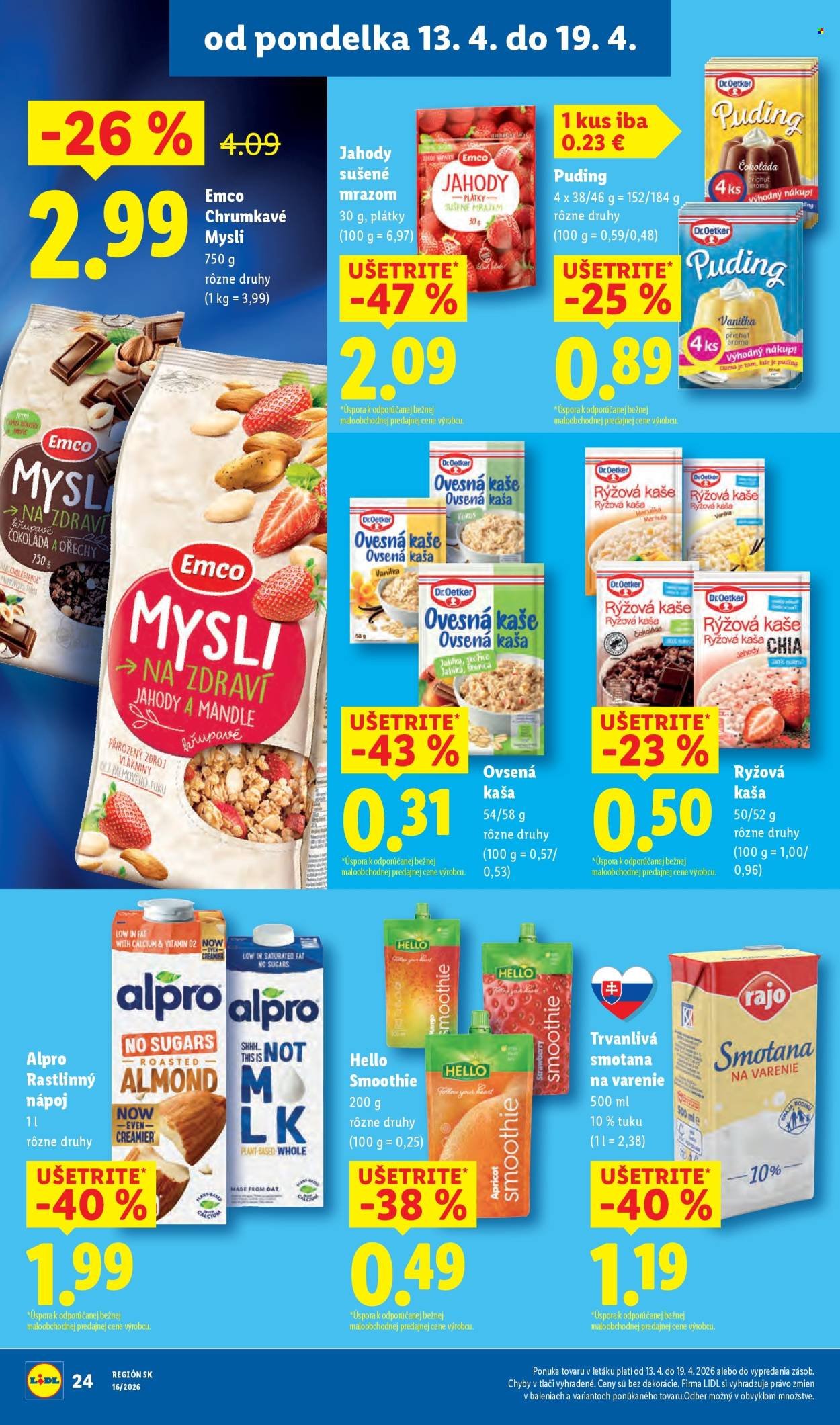 LIDL leták - Od pondelka 13.4.2026 (2026-04-13 - 2026-04-19) | 26