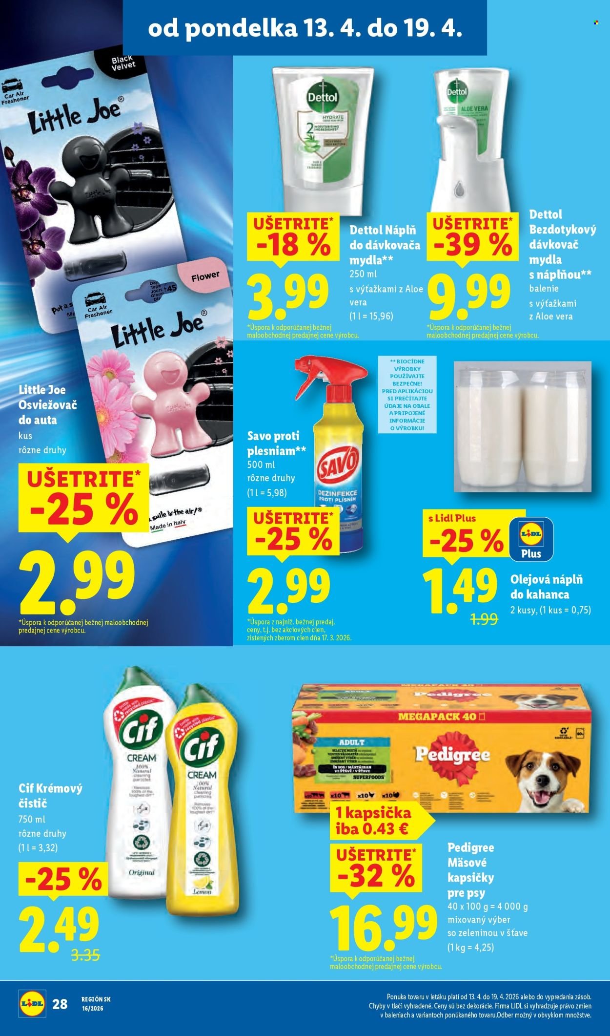 LIDL leták - Od pondelka 13.4.2026 (2026-04-13 - 2026-04-19) | 30