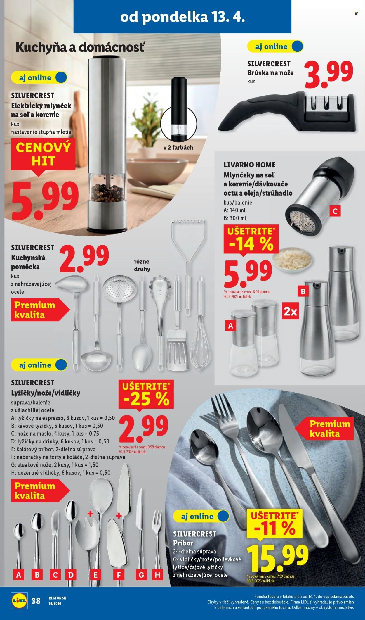 LIDL leták - Od pondelka 13.4.2026 (2026-04-13 - 2026-04-19) | 42