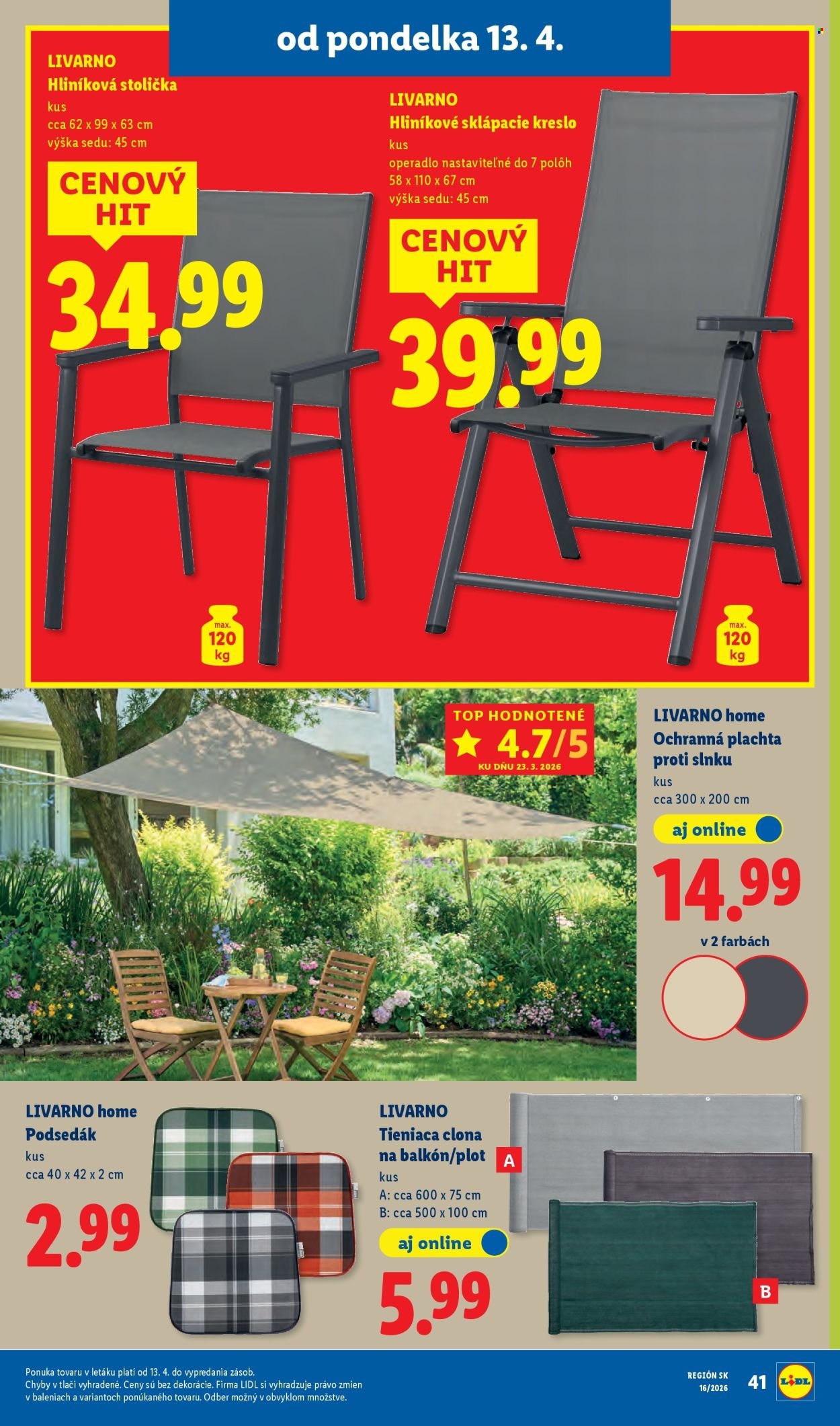 LIDL leták - Od pondelka 13.4.2026 (2026-04-13 - 2026-04-19) | 45