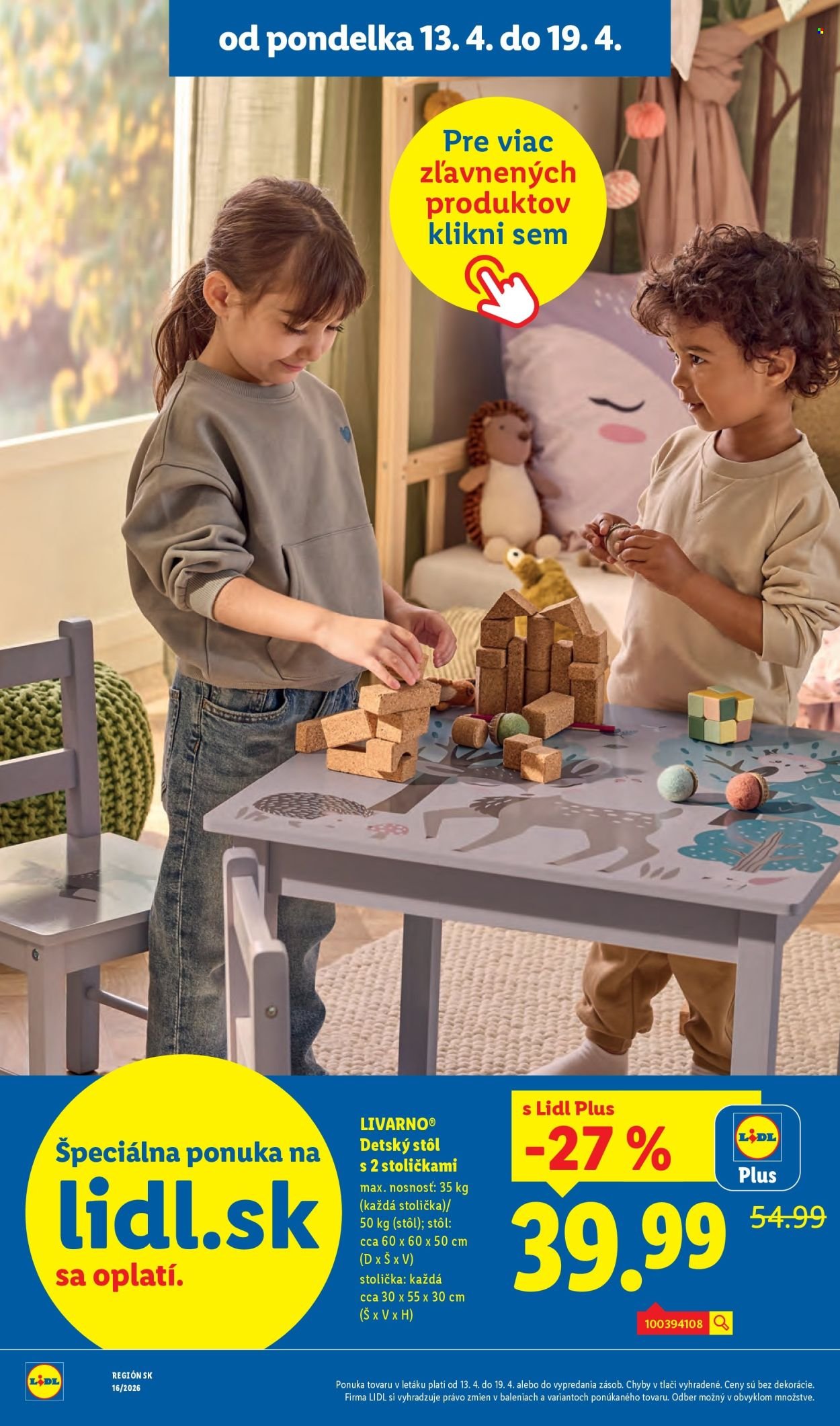 LIDL leták - Od pondelka 13.4.2026 (2026-04-13 - 2026-04-19) | 48