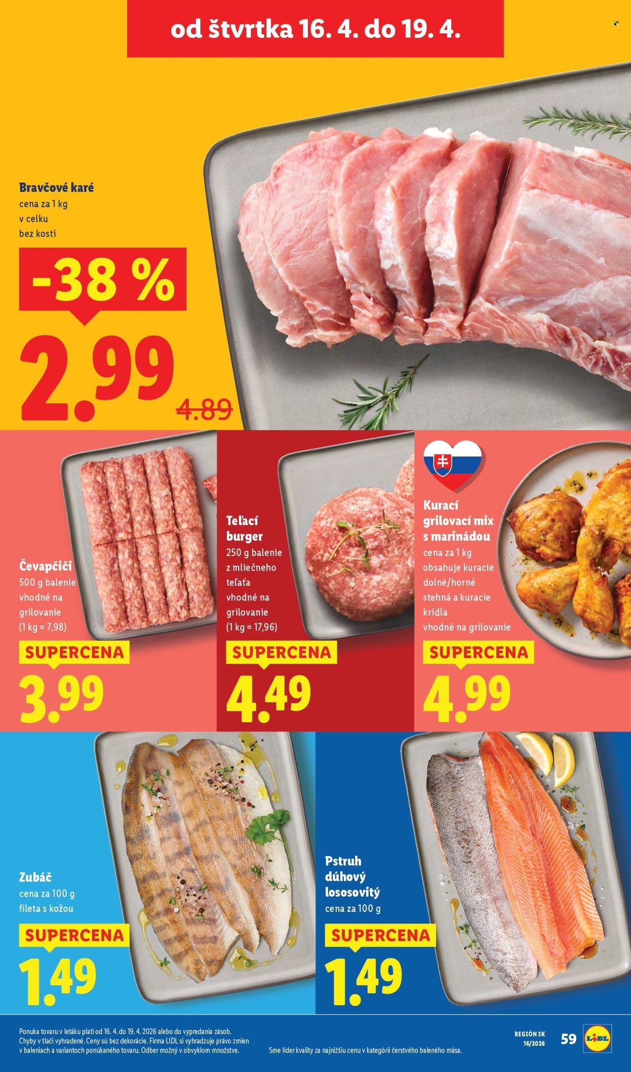 LIDL leták - Od pondelka 13.4.2026 (2026-04-13 - 2026-04-19) | 57