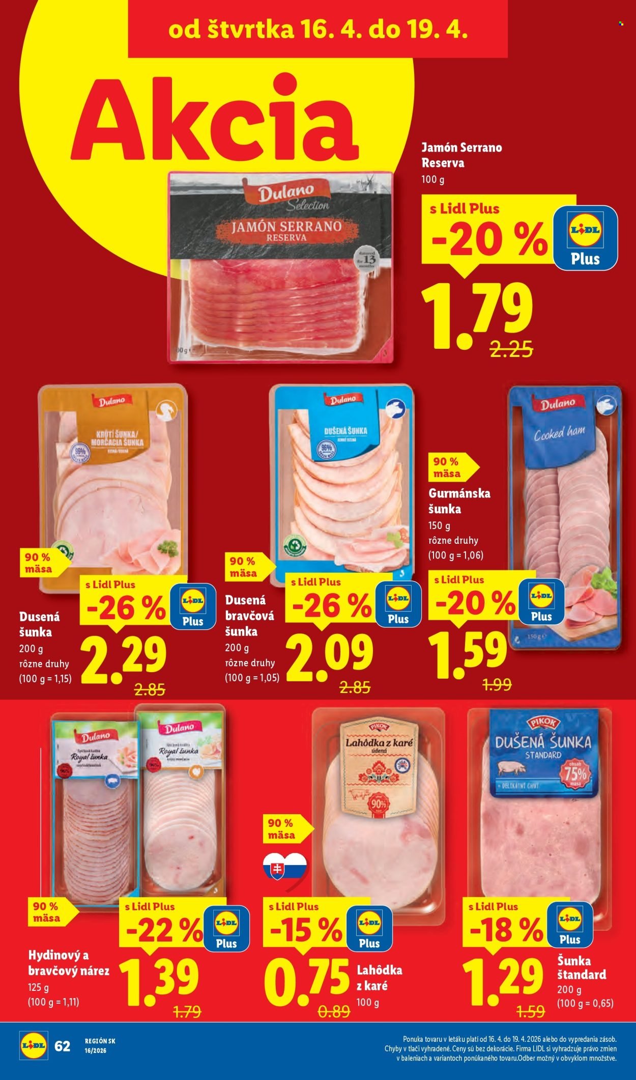 LIDL leták - Od pondelka 13.4.2026 (2026-04-13 - 2026-04-19) | 60