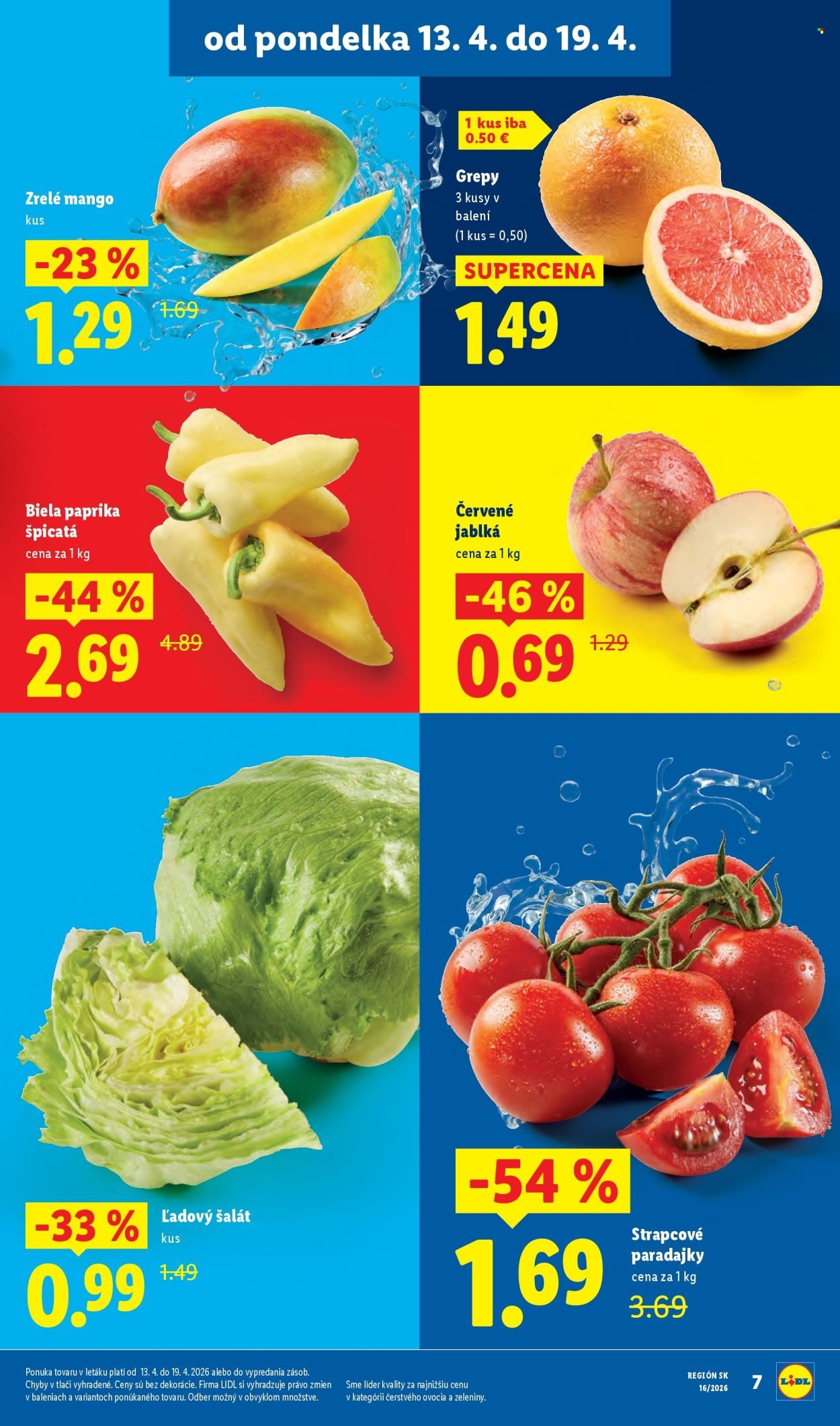 LIDL leták - Od pondelka 13.4.2026 (2026-04-13 - 2026-04-19) | 7
