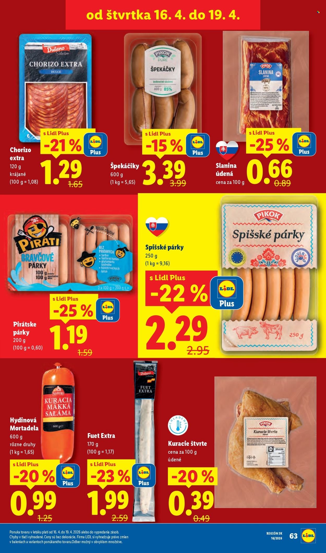 LIDL leták - Od pondelka 13.4.2026 (2026-04-13 - 2026-04-19) | 61