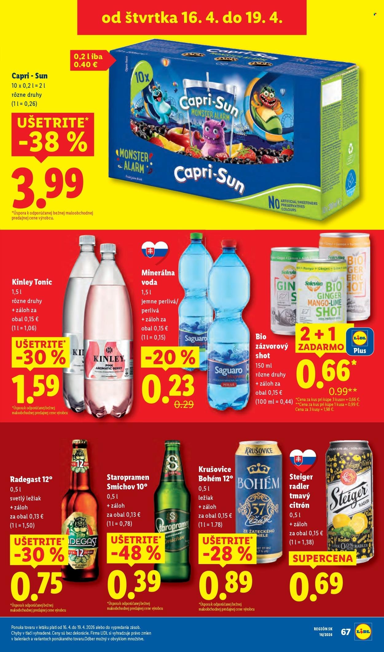 LIDL leták - Od pondelka 13.4.2026 (2026-04-13 - 2026-04-19) | 65