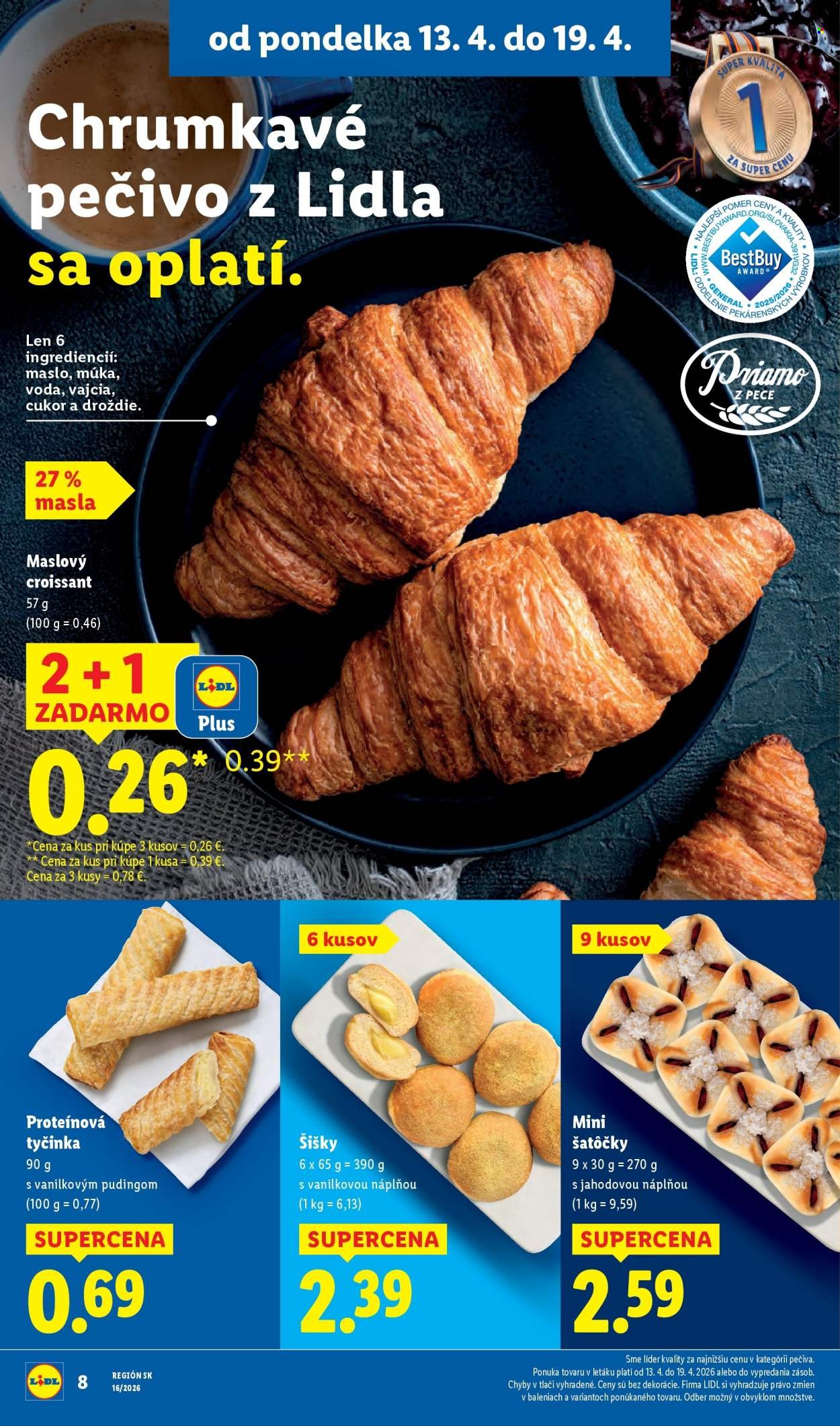 LIDL leták - Od pondelka 13.4.2026 (2026-04-13 - 2026-04-19) | 8