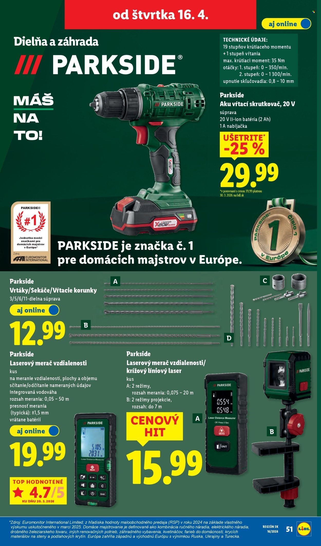 LIDL leták - Od pondelka 13.4.2026 (2026-04-13 - 2026-04-19) | 77