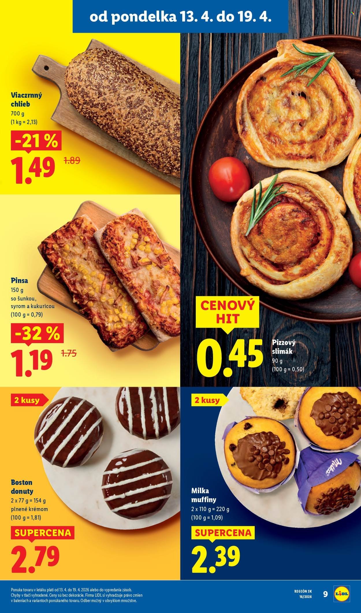 LIDL leták - Od pondelka 13.4.2026 (2026-04-13 - 2026-04-19) | 9