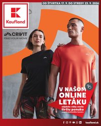 KAUFLAND leták - Od štvrtka 17.9.2026