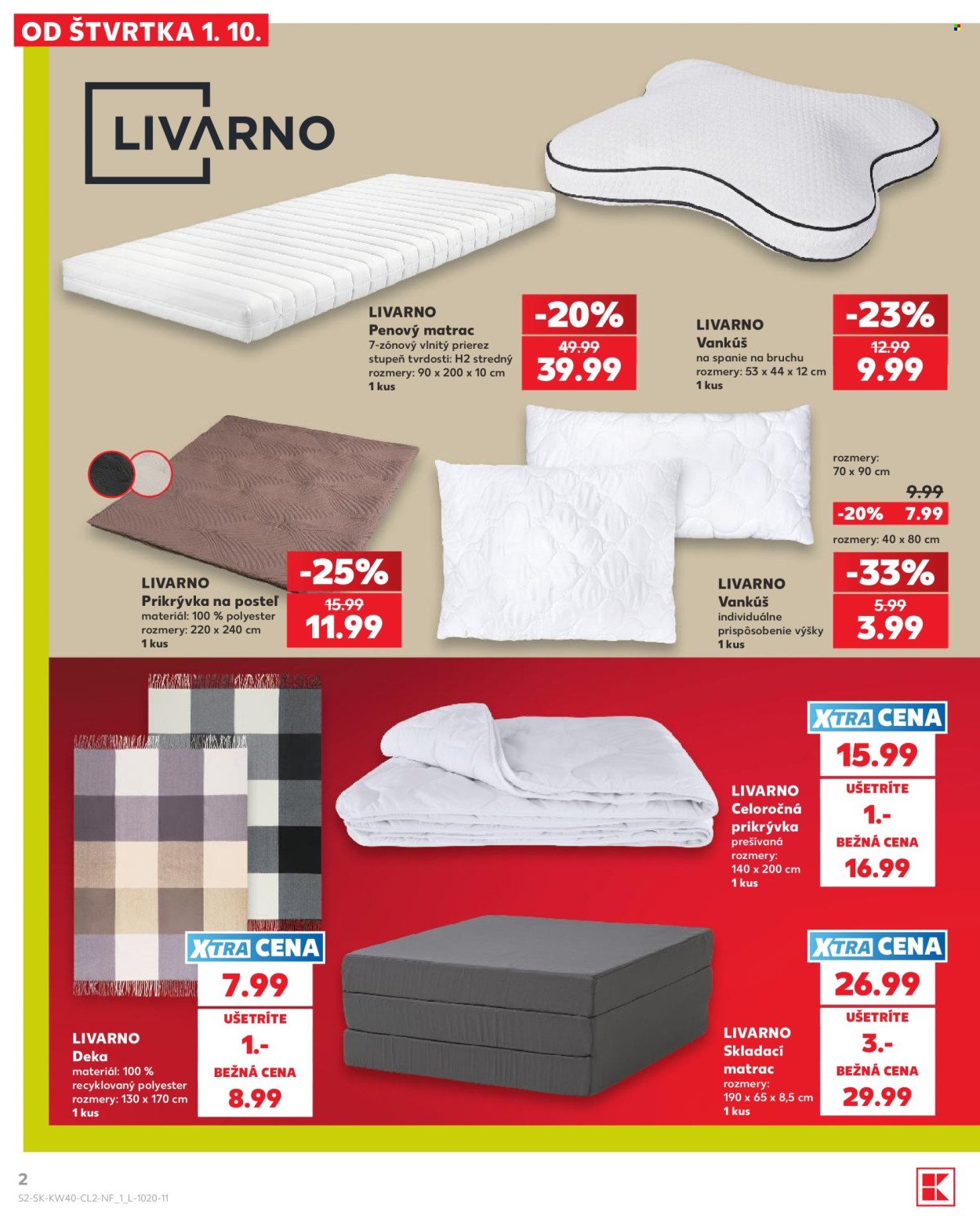 KAUFLAND leták - Od štvrtka 1.10.2026