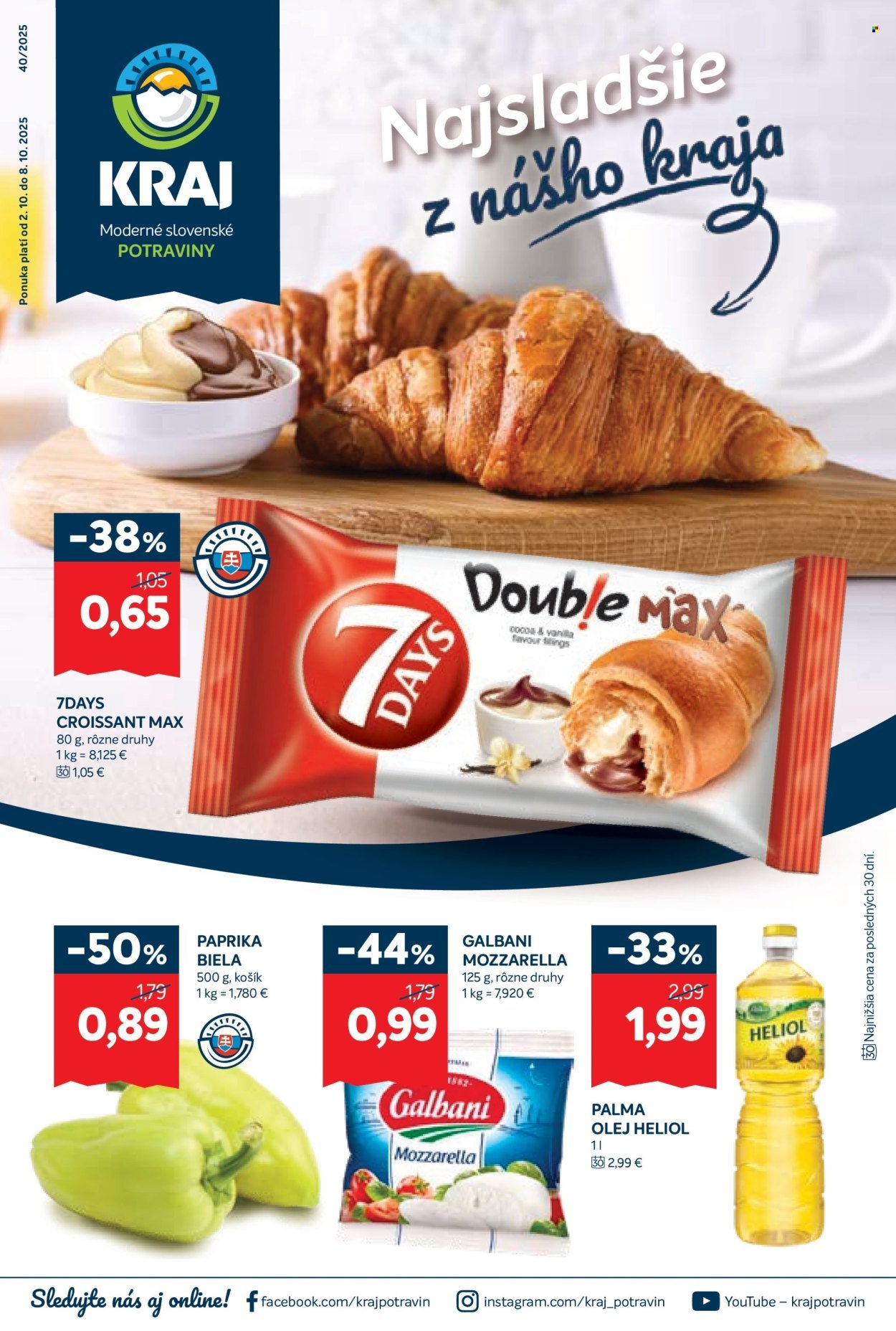 KRAJ leták - Od štvrtka 2.10.2025 (2025-10-02 - 2025-10-08) | 1