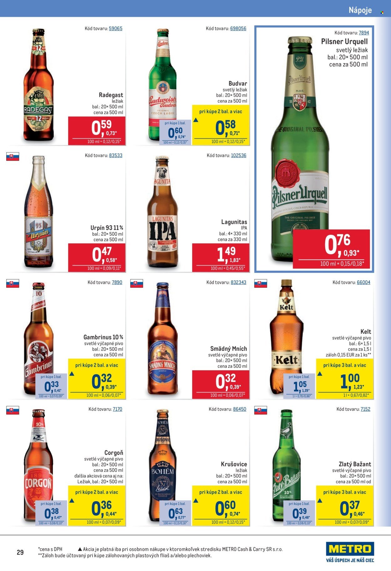METRO leták - Maloobchod (2026-04-22 - 2026-05-05) | 29