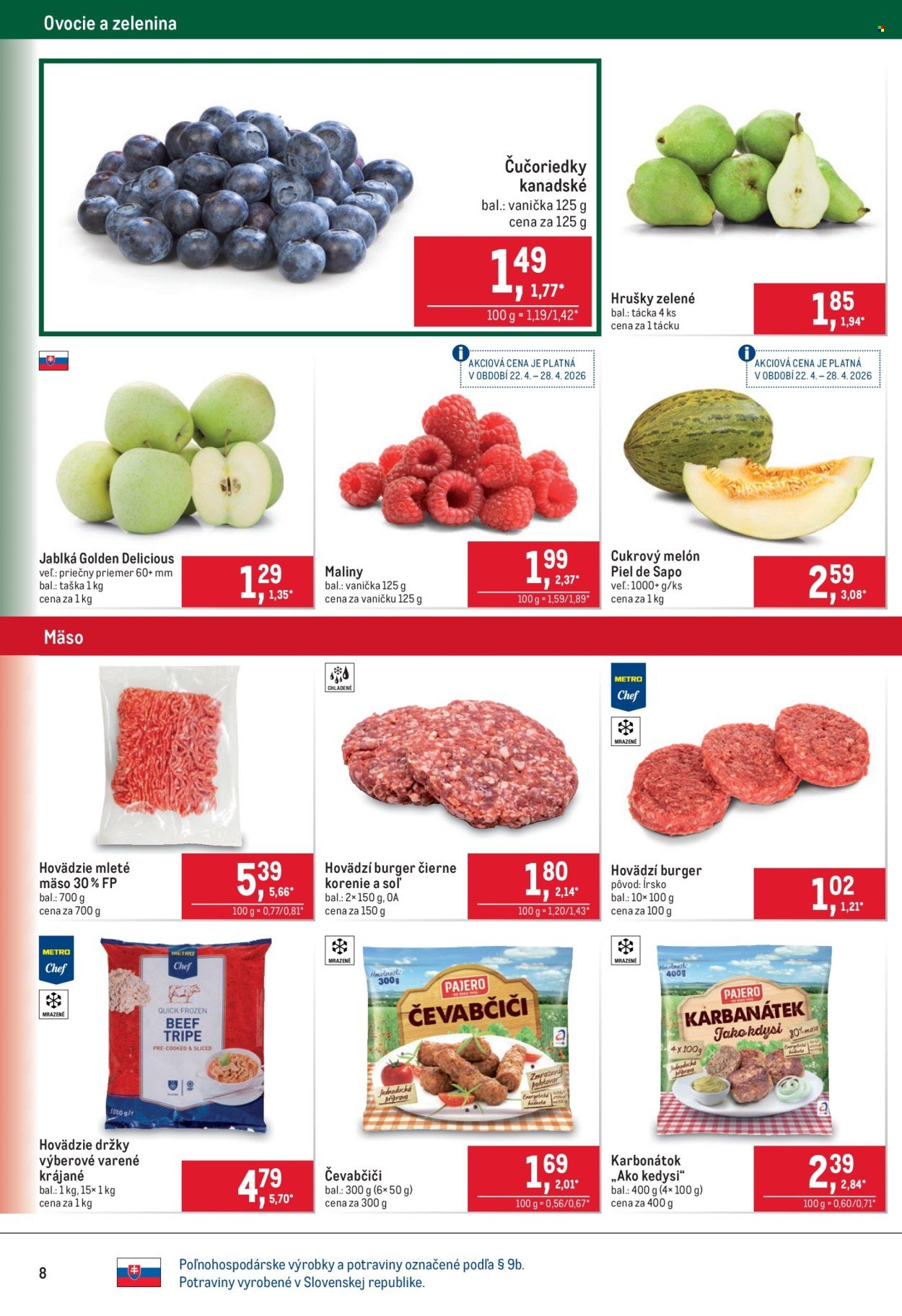 METRO leták - Maloobchod (2026-04-22 - 2026-05-05) | 8