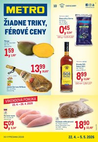 METRO leták - Maloobchod (2026-04-22 - 2026-05-05)