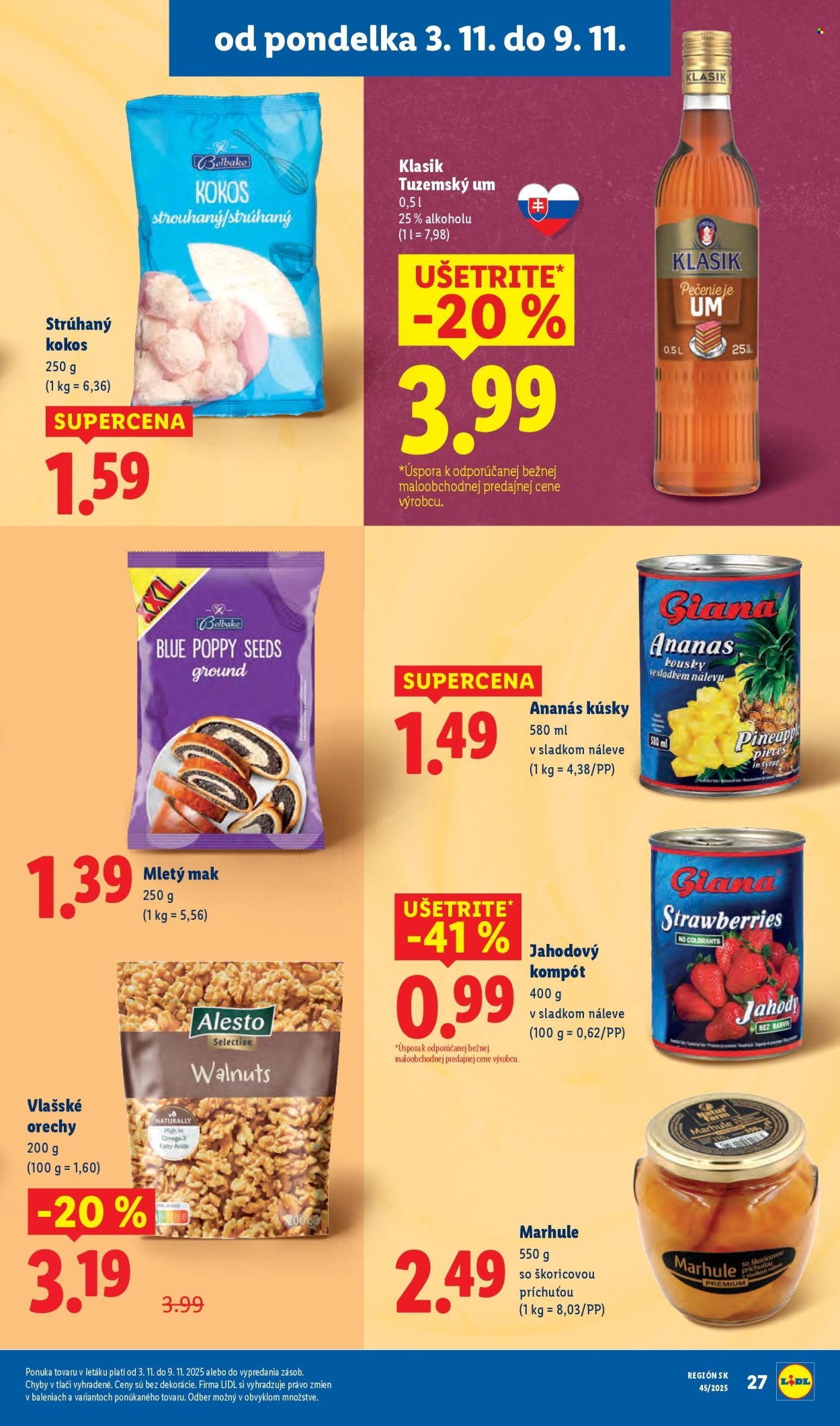 LIDL leták - Od štvrtka 6.11.2025 (2025-11-06 - 2025-11-09) | 67