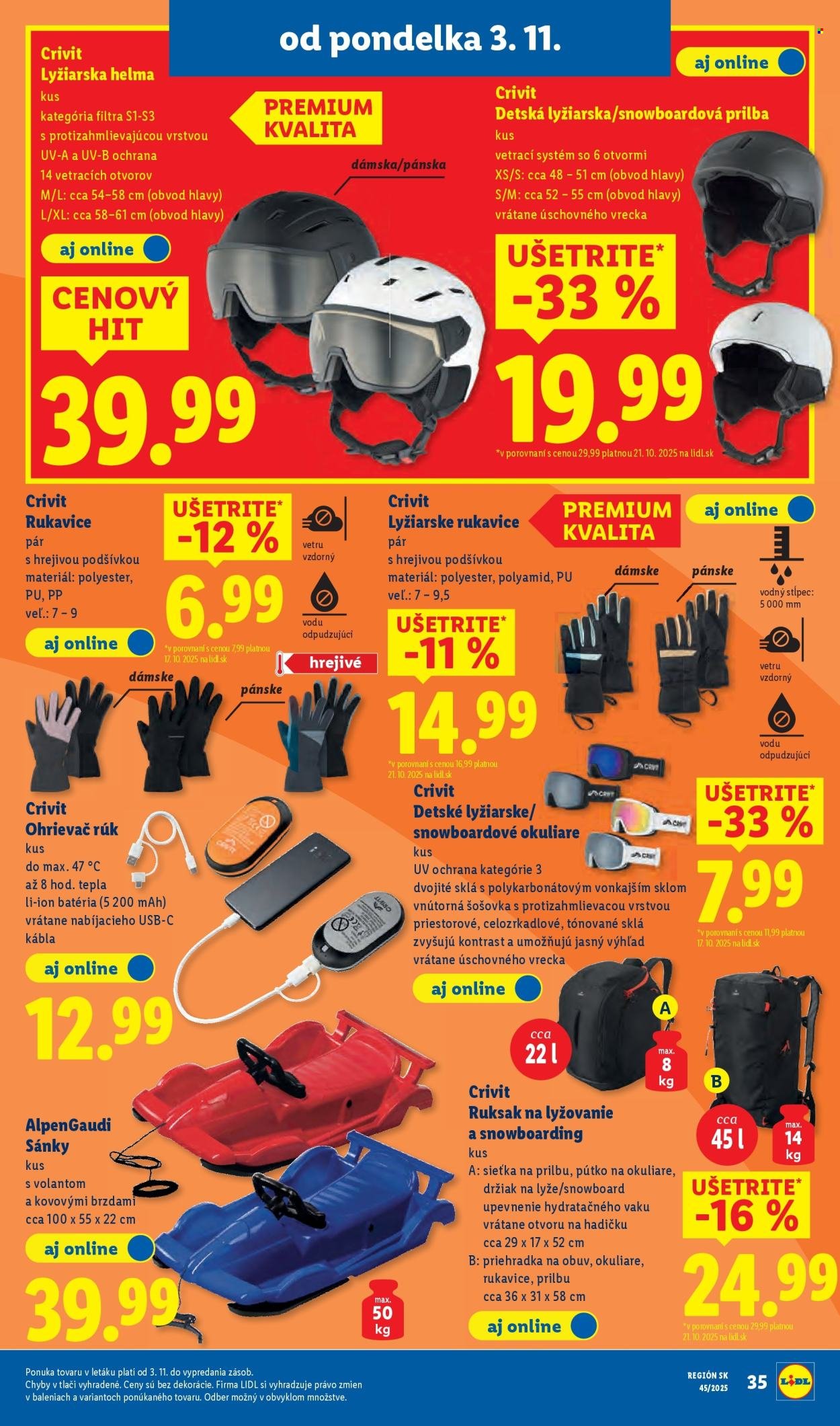 LIDL leták - Od štvrtka 6.11.2025 (2025-11-06 - 2025-11-09) | 85