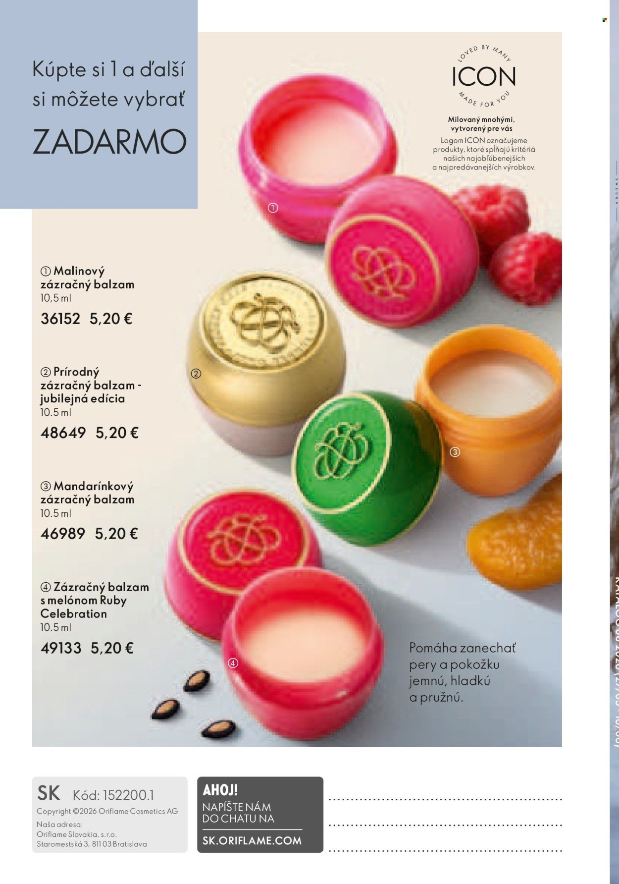ORIFLAME leták - Katalóg 08 (2026-05-27 - 2026-06-16) | 164