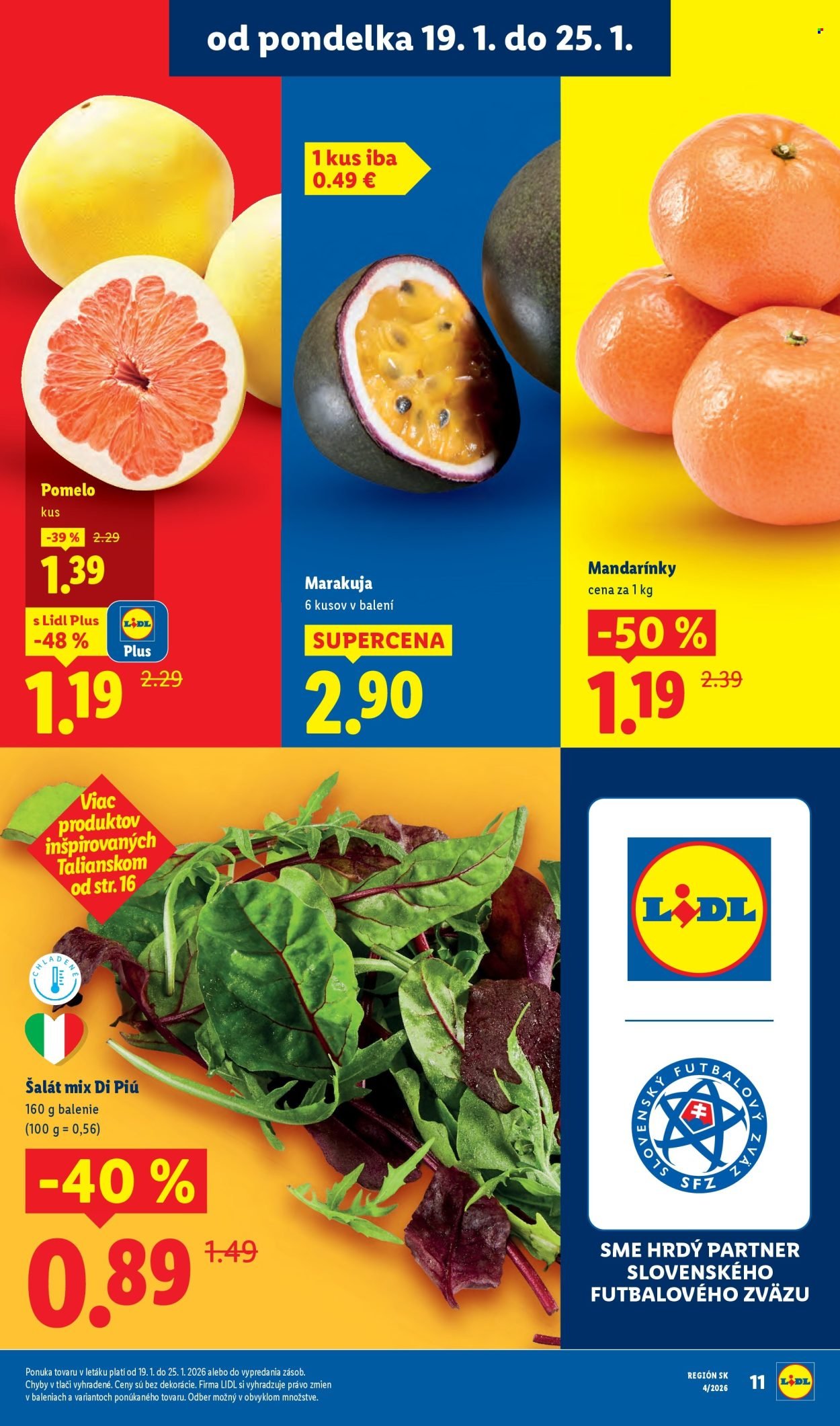 LIDL leták - Od pondelka 19.1.2026 (2026-01-19 - 2026-01-25) | 11