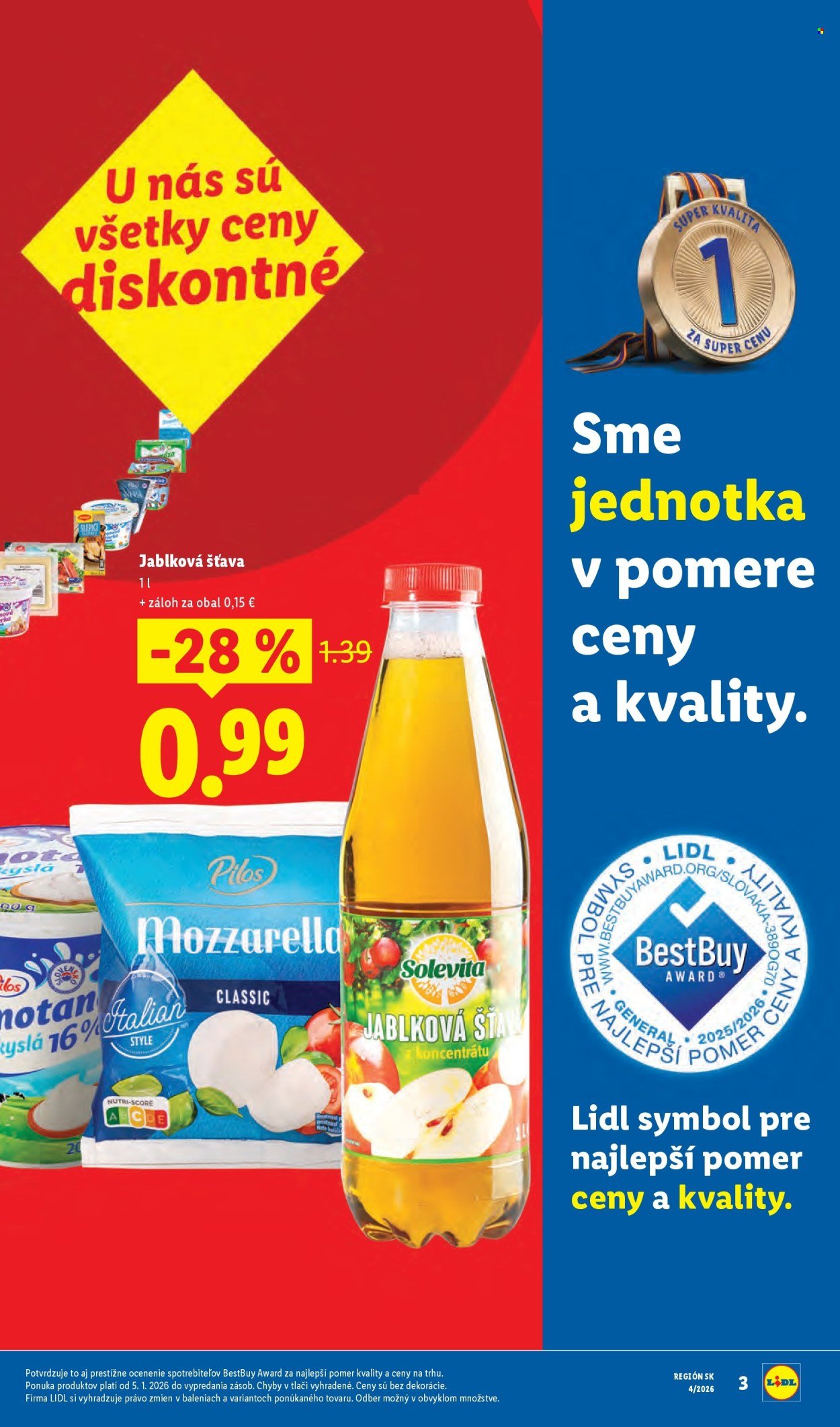 LIDL leták - Od pondelka 19.1.2026 (2026-01-19 - 2026-01-25) | 3