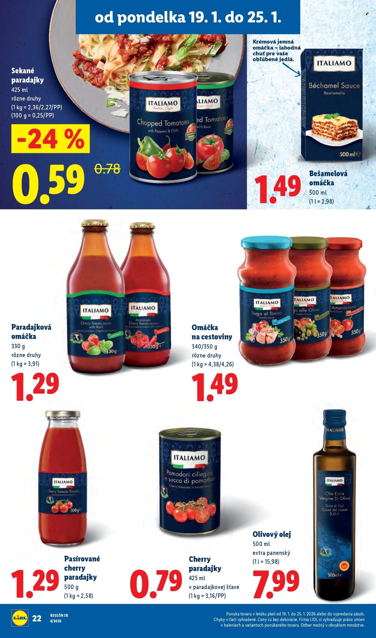 LIDL leták - Od pondelka 19.1.2026 (2026-01-19 - 2026-01-25) | 26