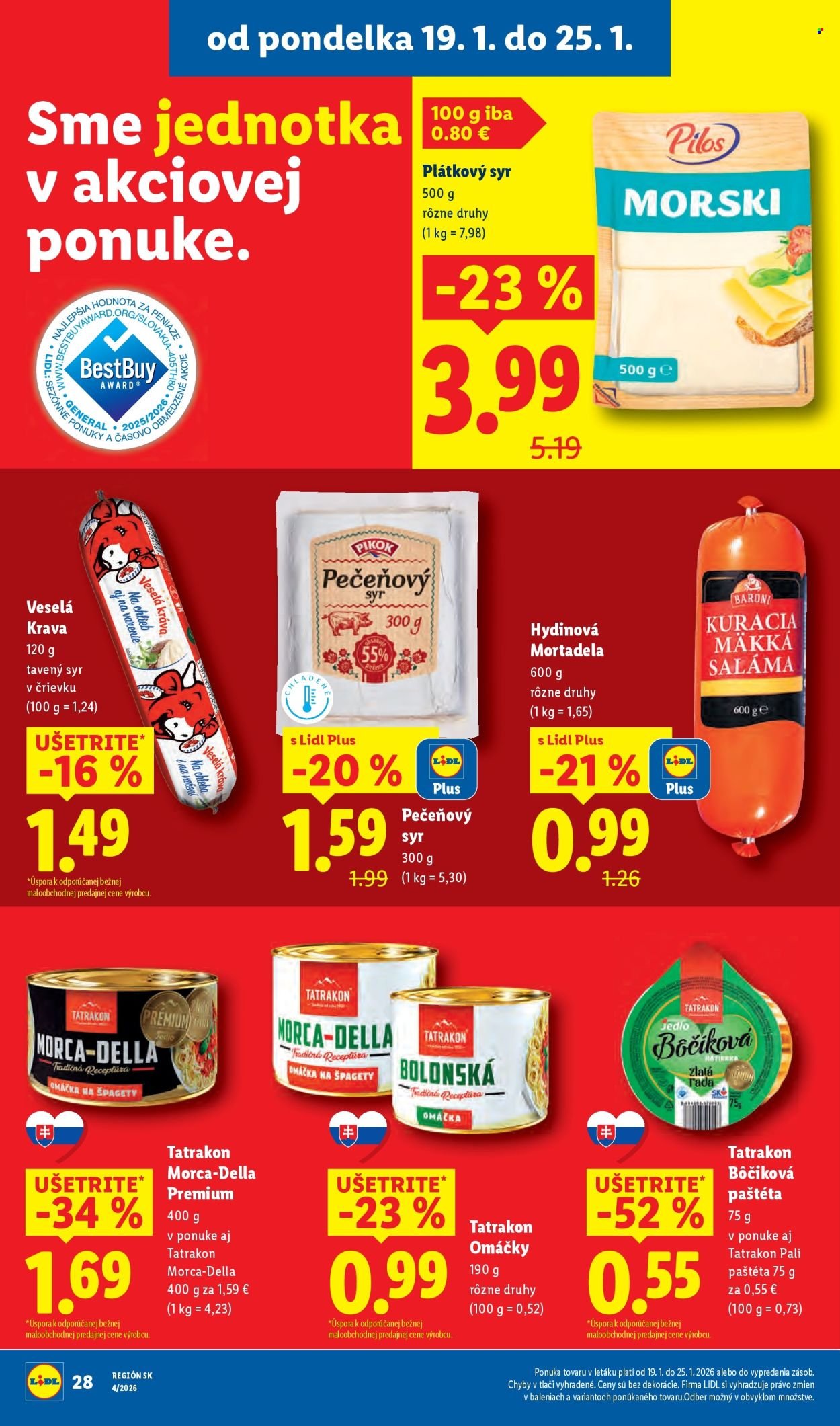 LIDL leták - Od pondelka 19.1.2026 (2026-01-19 - 2026-01-25) | 32