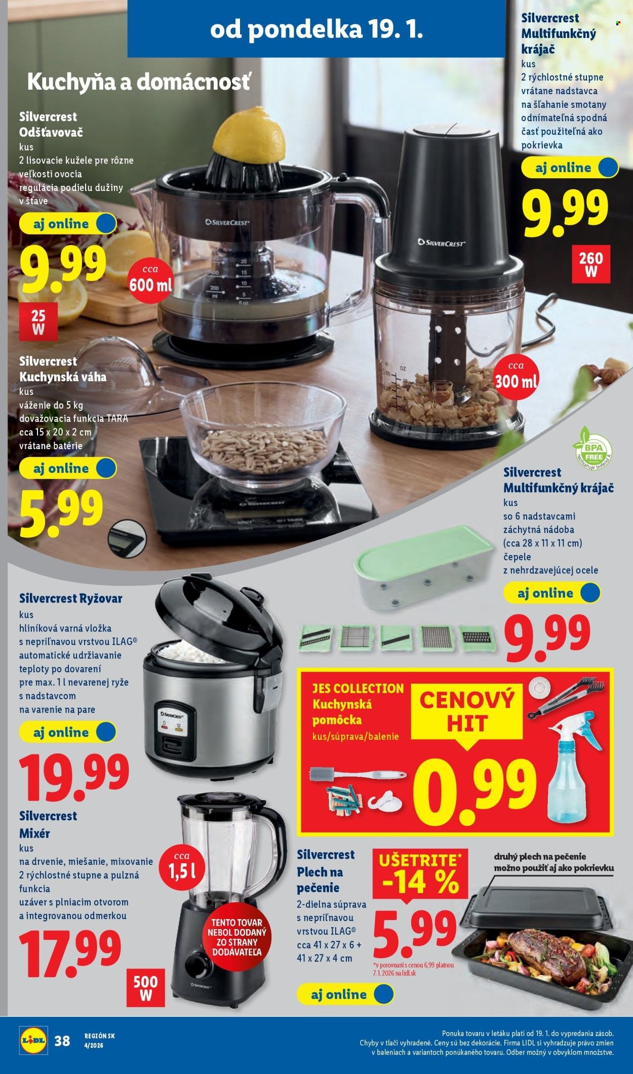 LIDL leták - Od pondelka 19.1.2026 (2026-01-19 - 2026-01-25) | 50