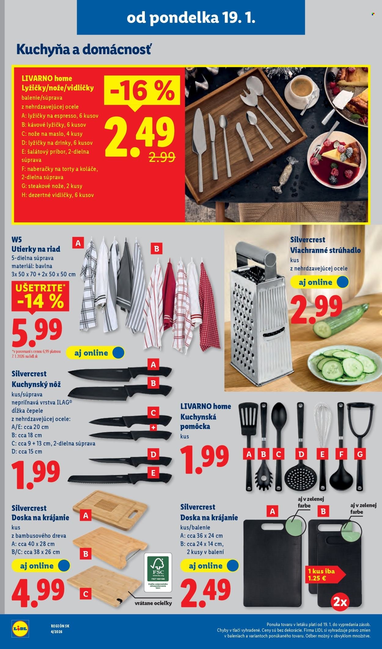 LIDL leták - Od pondelka 19.1.2026 (2026-01-19 - 2026-01-25) | 52